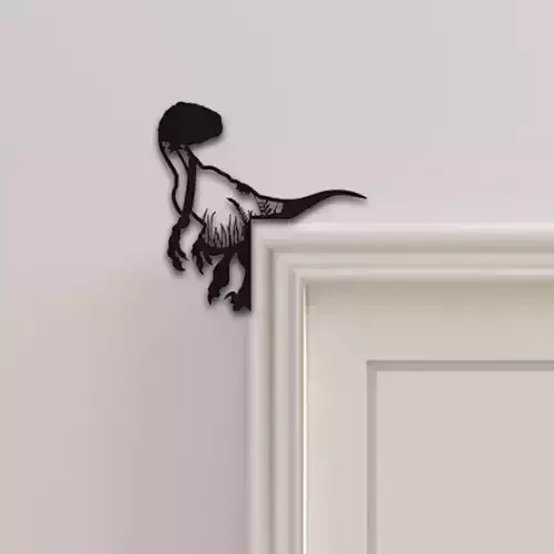 Dinasour Door Corner Decor