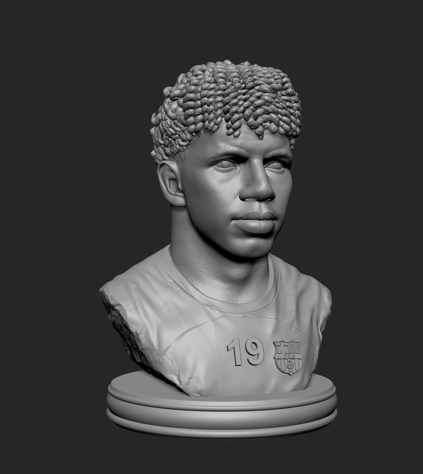 LAMINE YAMAL 3D print model_3