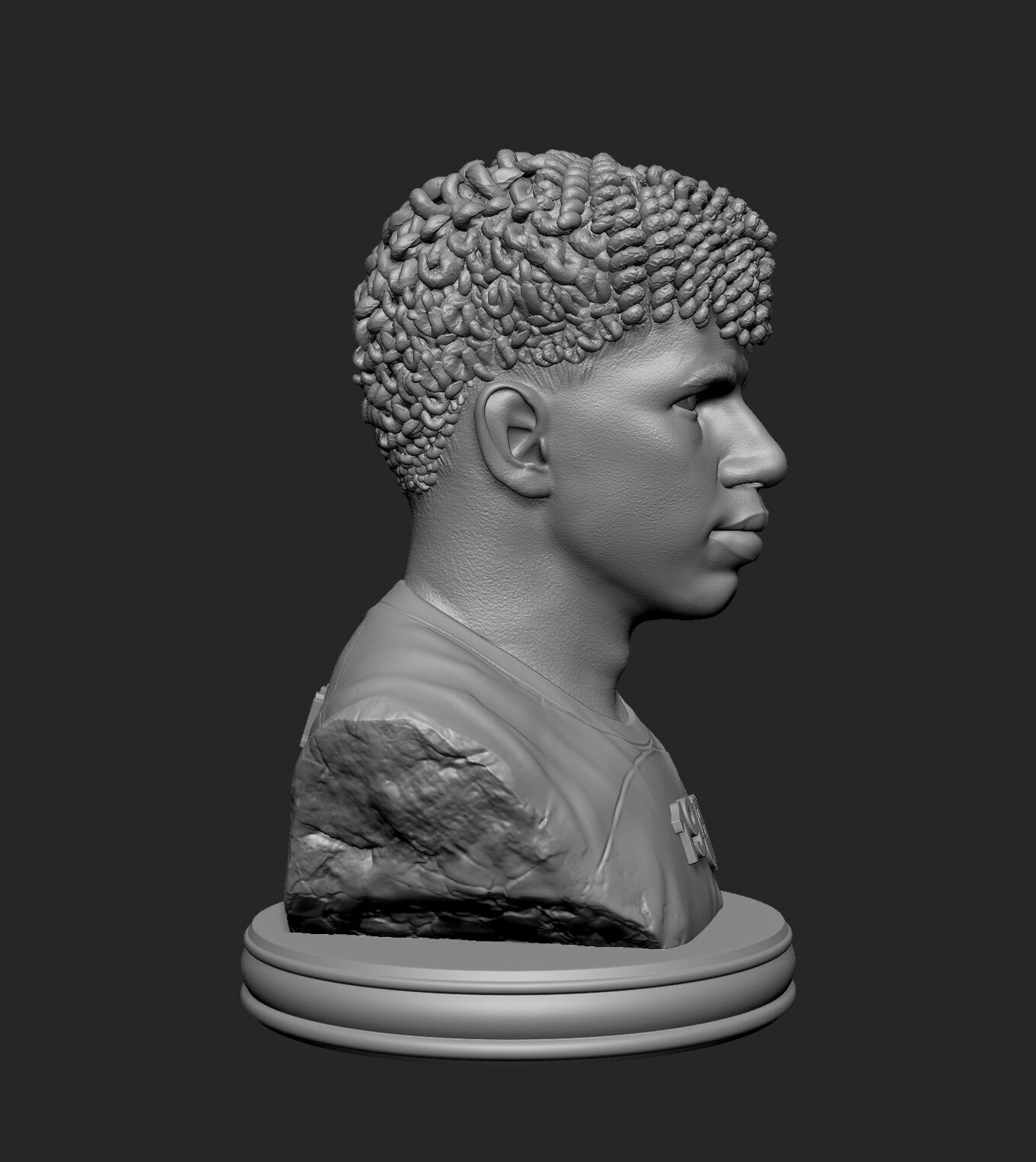 LAMINE YAMAL 3D print model_4