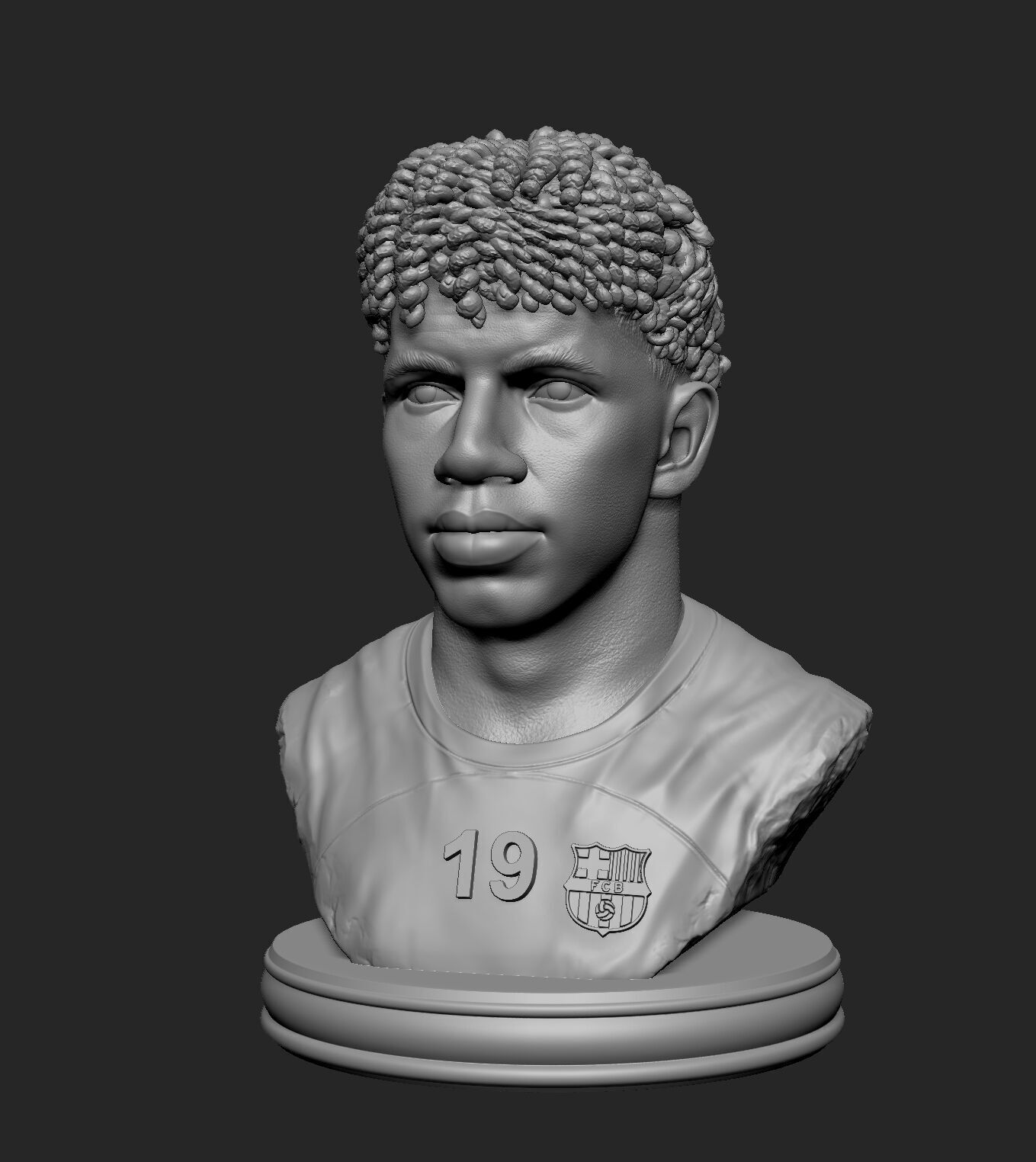 LAMINE YAMAL 3D print model_6
