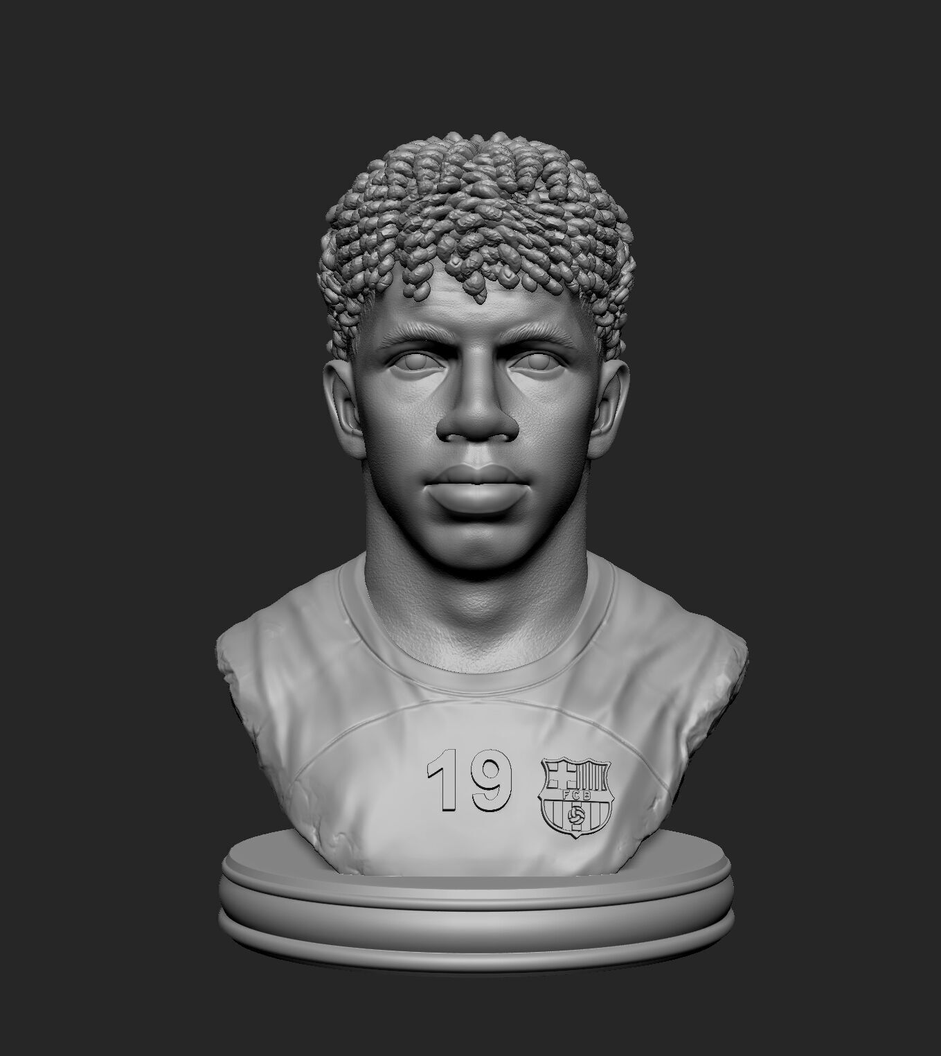 LAMINE YAMAL 3D print model_2