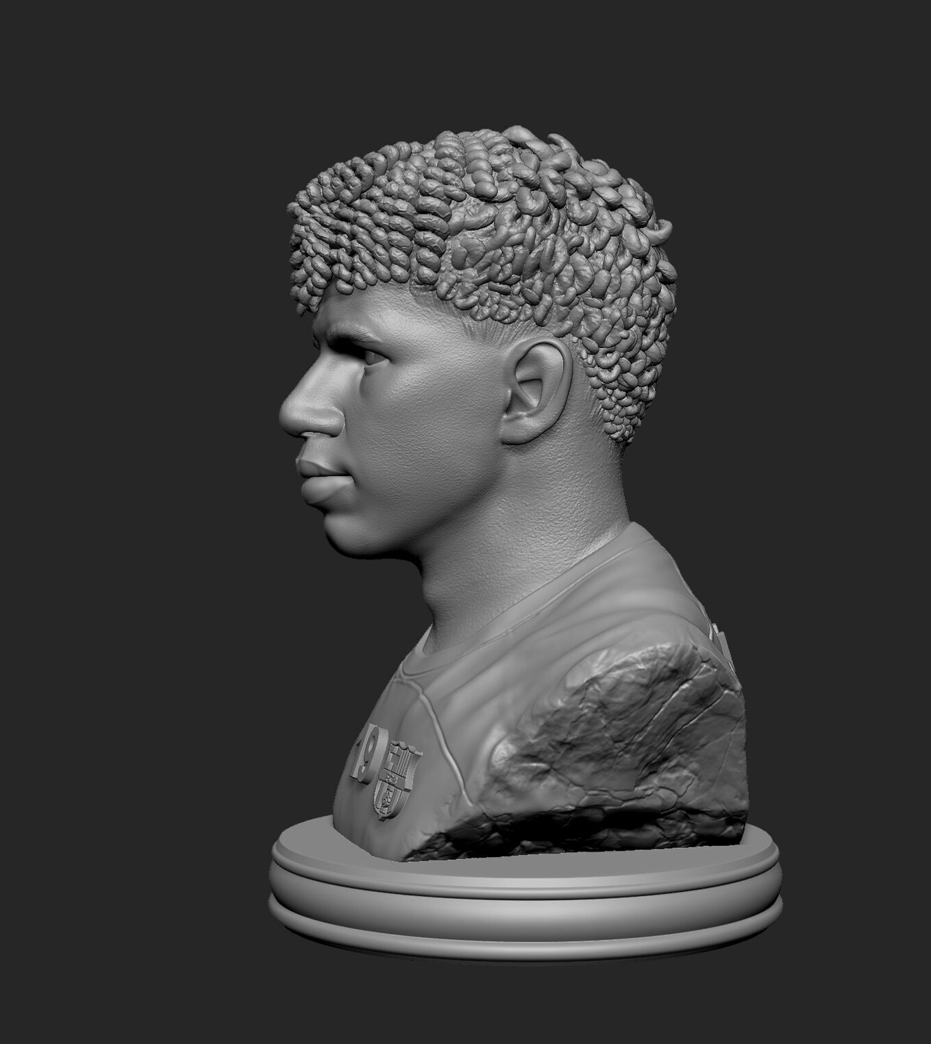LAMINE YAMAL 3D print model_7