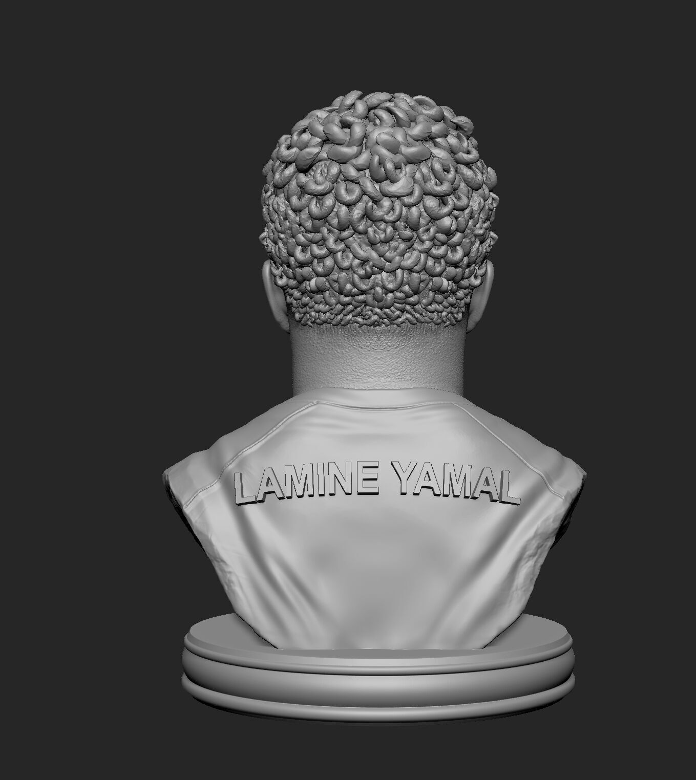 LAMINE YAMAL 3D print model_5