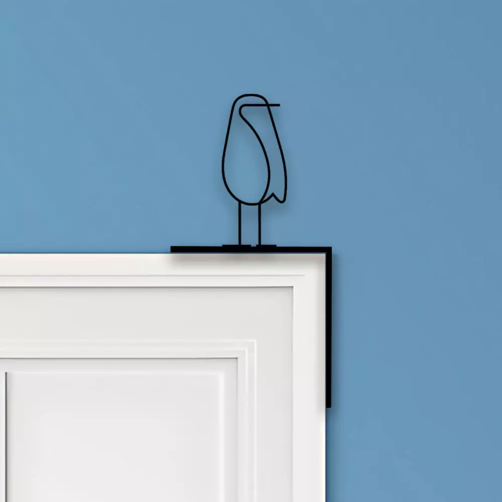 Bird Door Corner Decor 3D print model_0