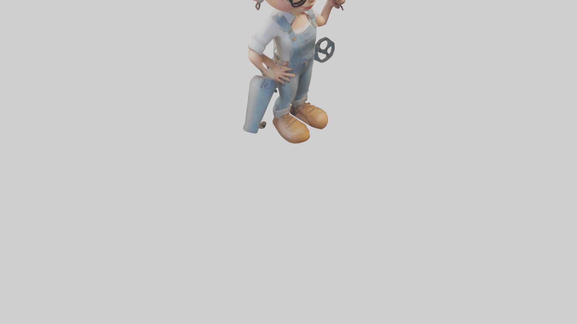 Cartoon Stylist model 3D model_6