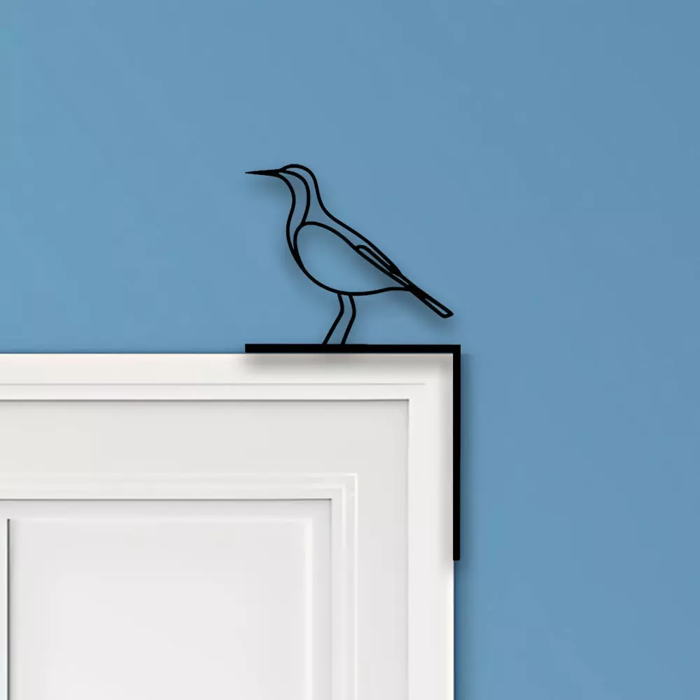Bird Door Corner Decor 3D print model