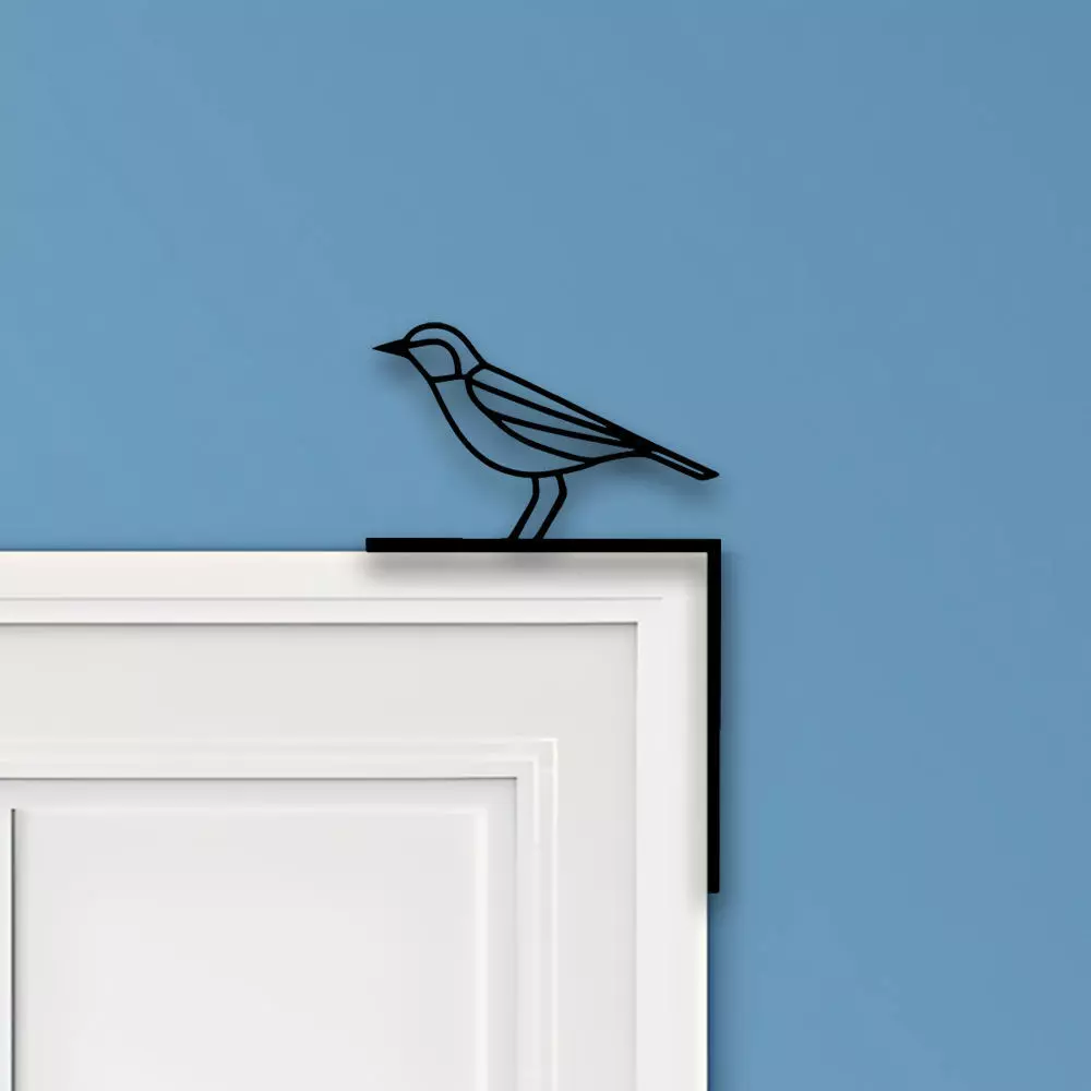 Bird Door Corner Decor 3D print model