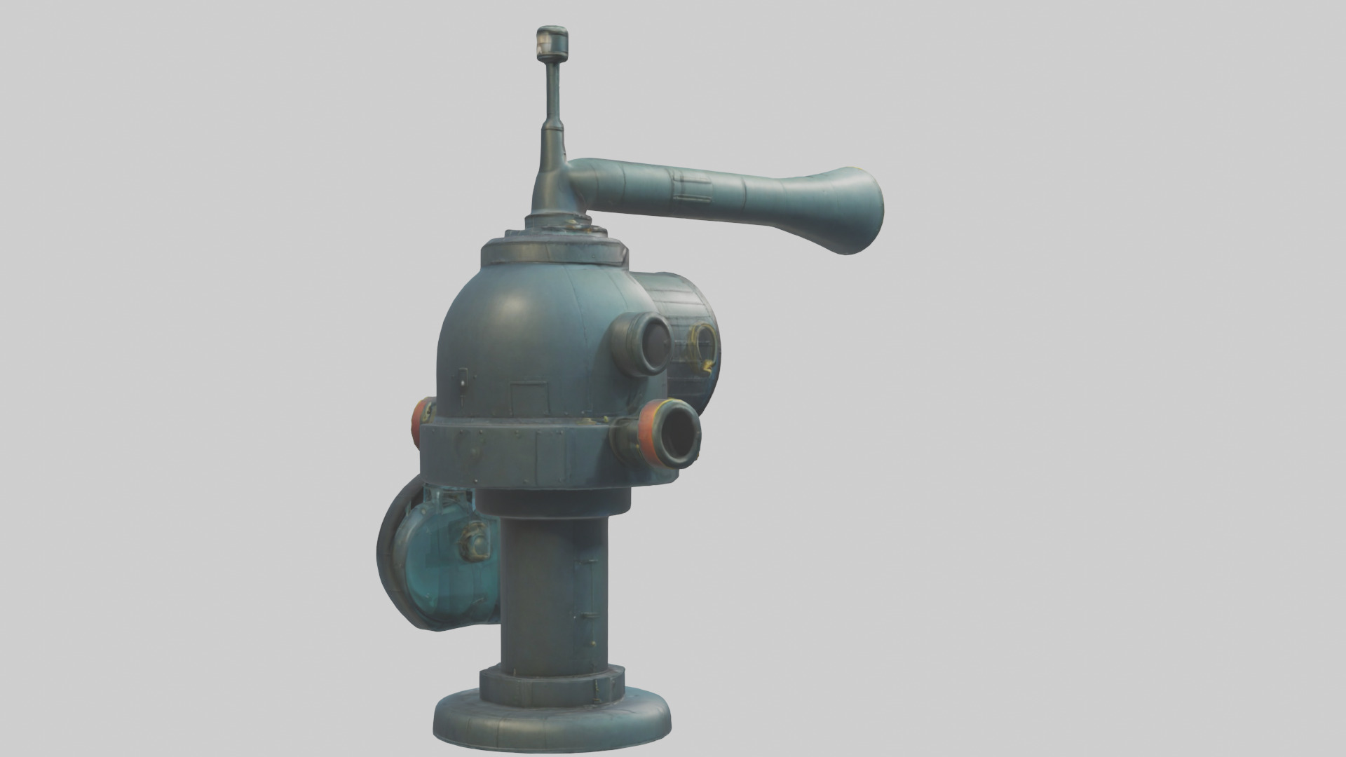 Cartoon Submarine Periscope model 3D model_2