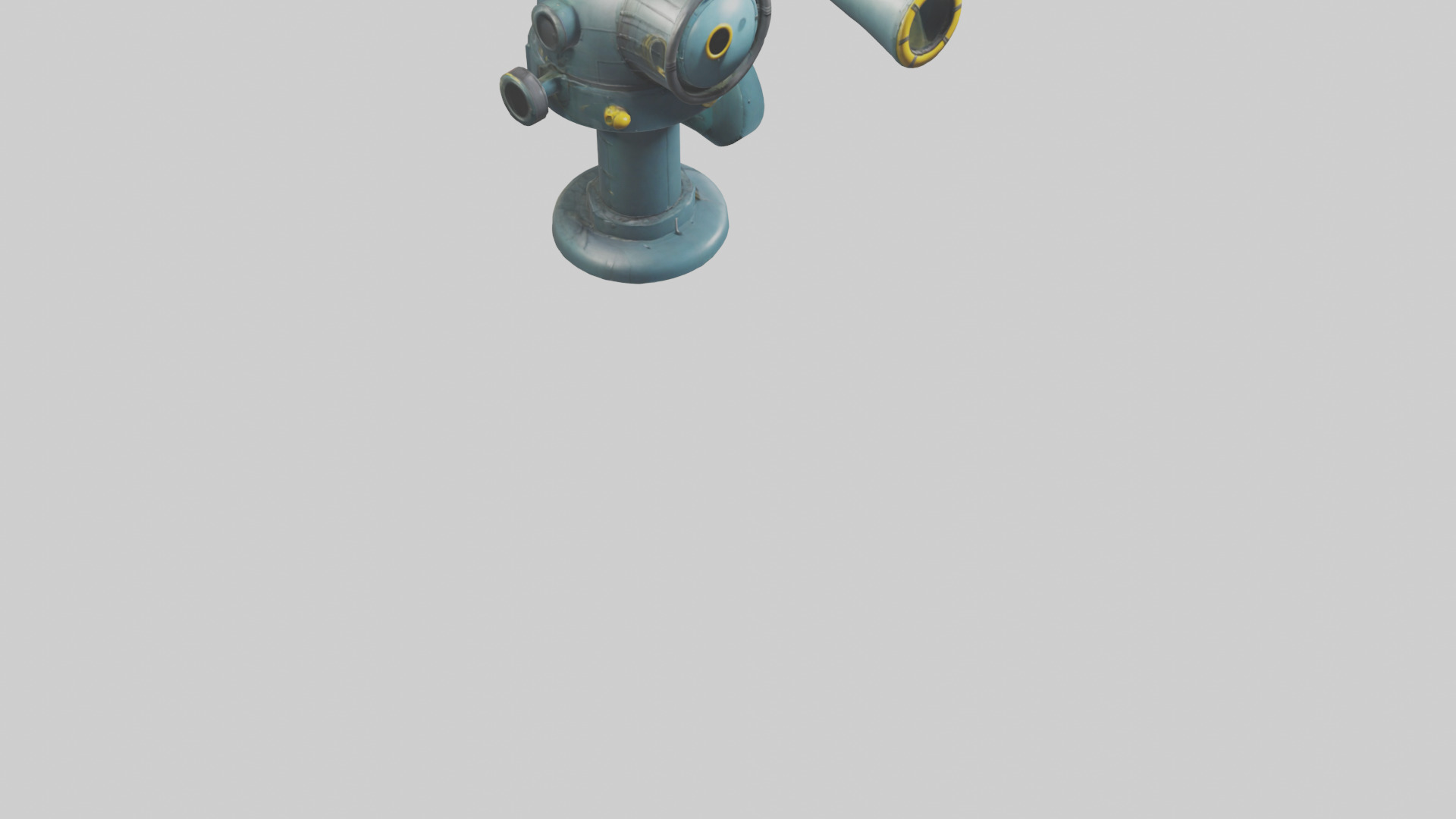 Cartoon Submarine Periscope model 3D model_6