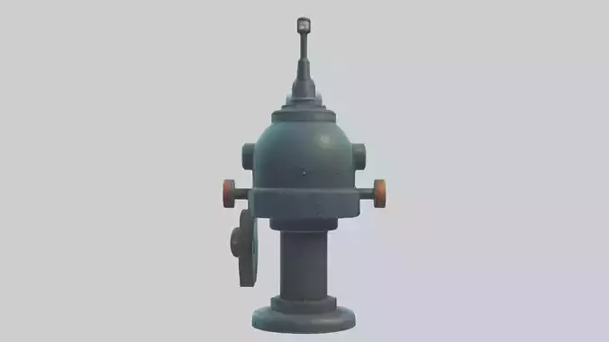 Cartoon Submarine Periscope model 3D model