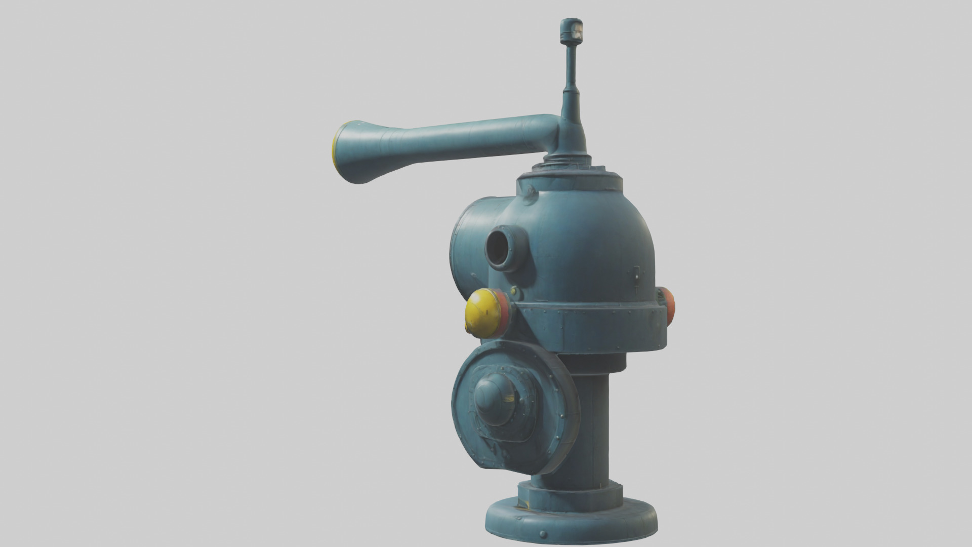 Cartoon Submarine Periscope model 3D model_1