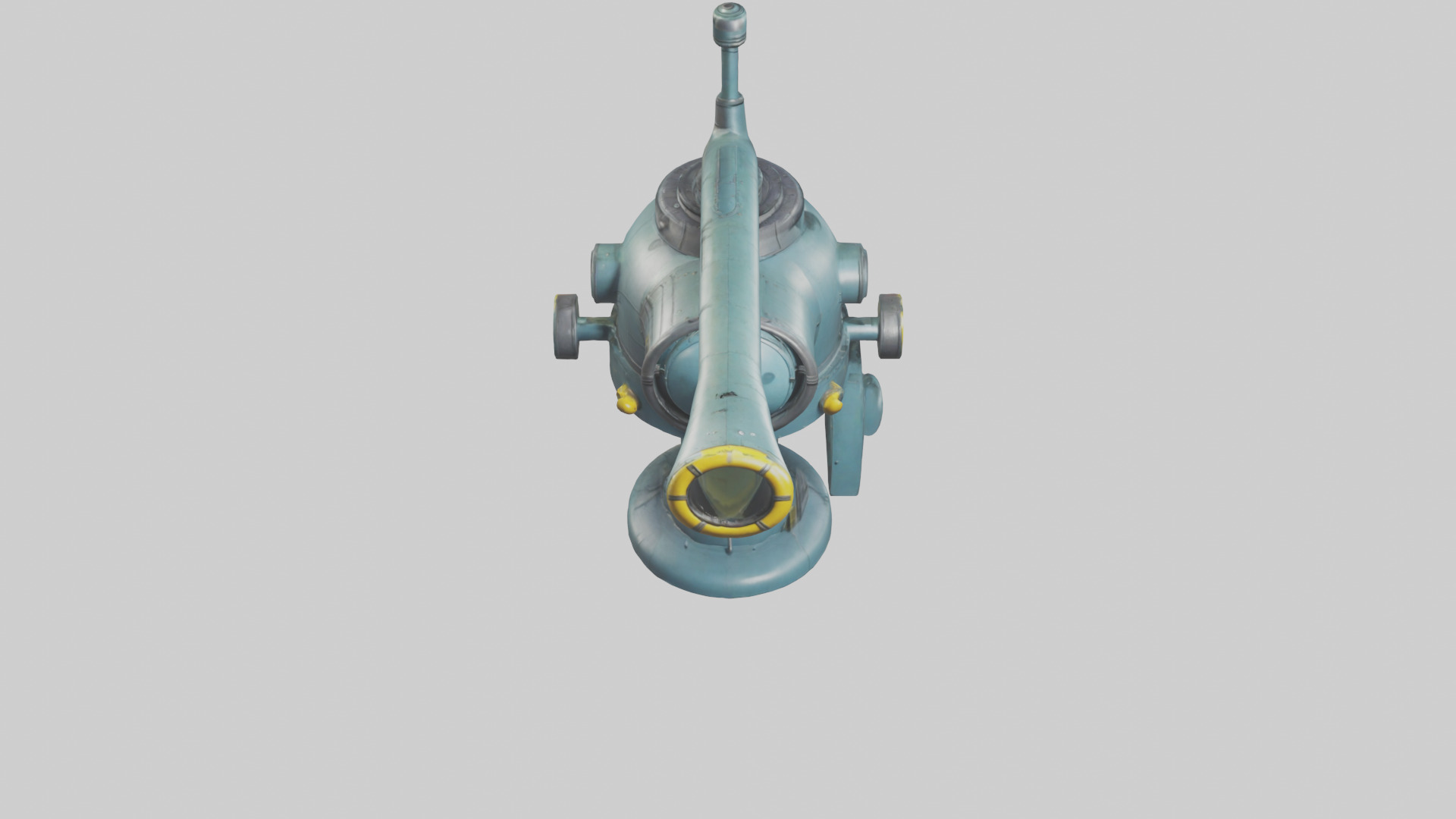 Cartoon Submarine Periscope model 3D model_16