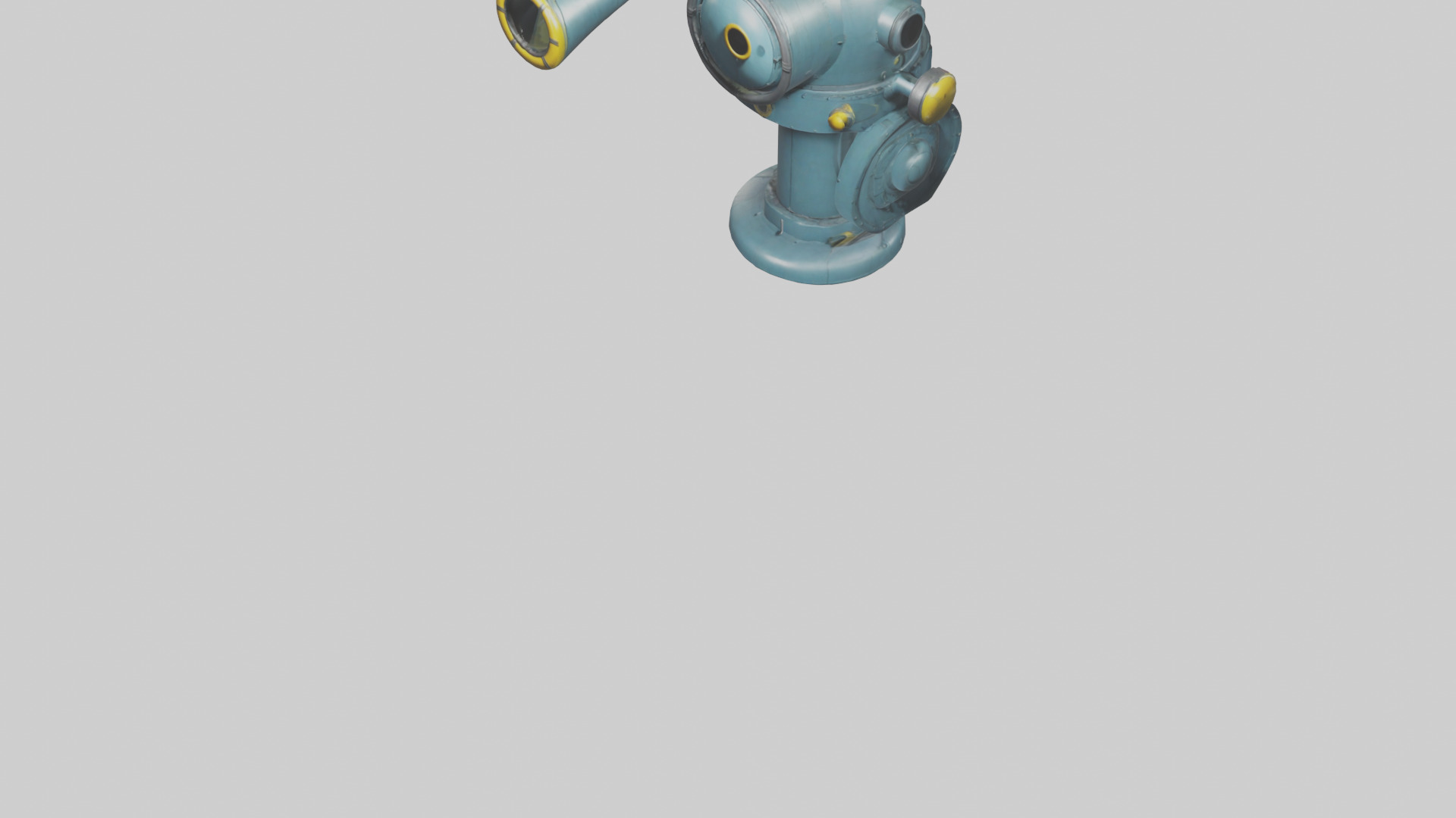 Cartoon Submarine Periscope model 3D model_5