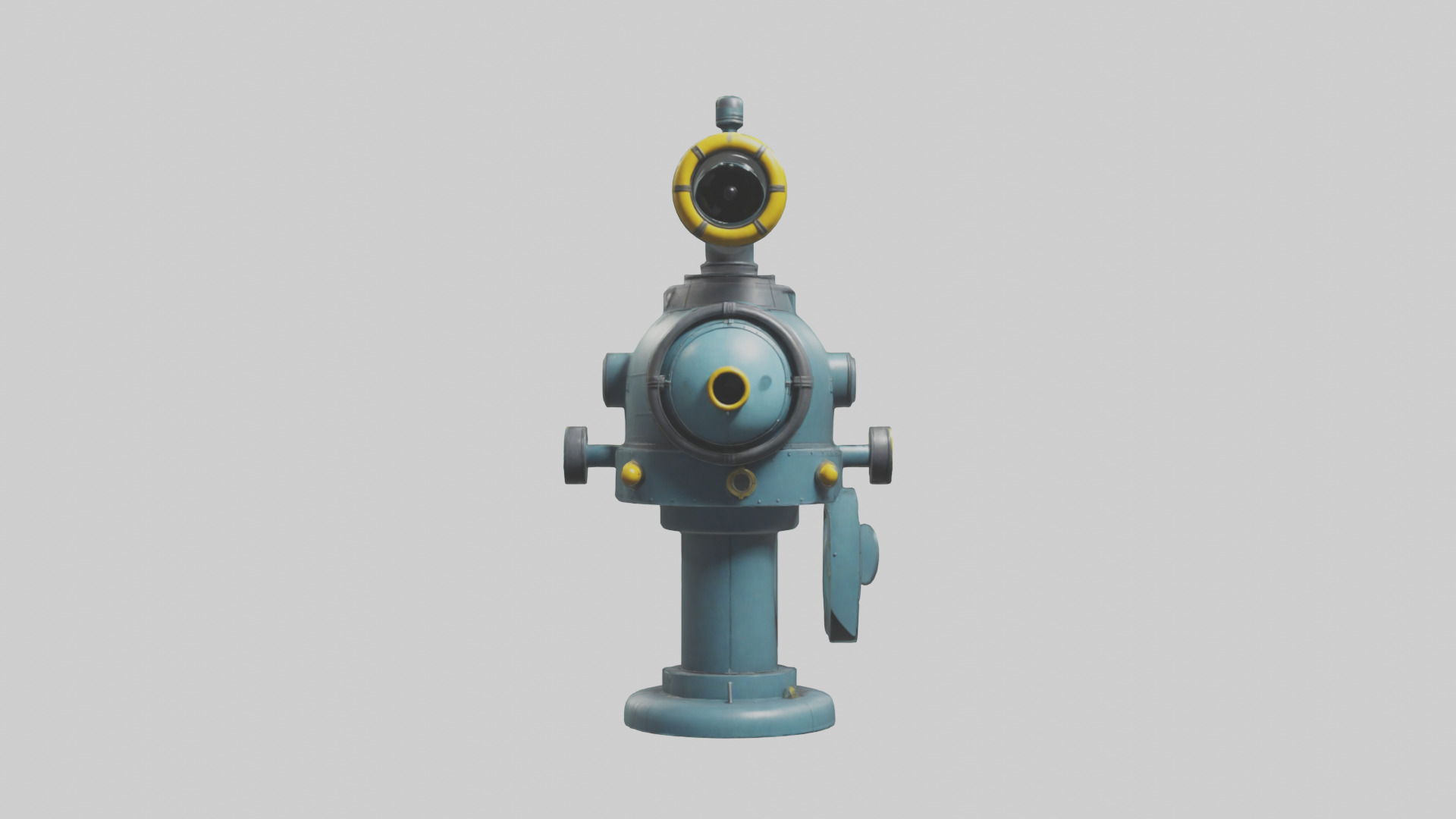 Cartoon Submarine Periscope model 3D model_9