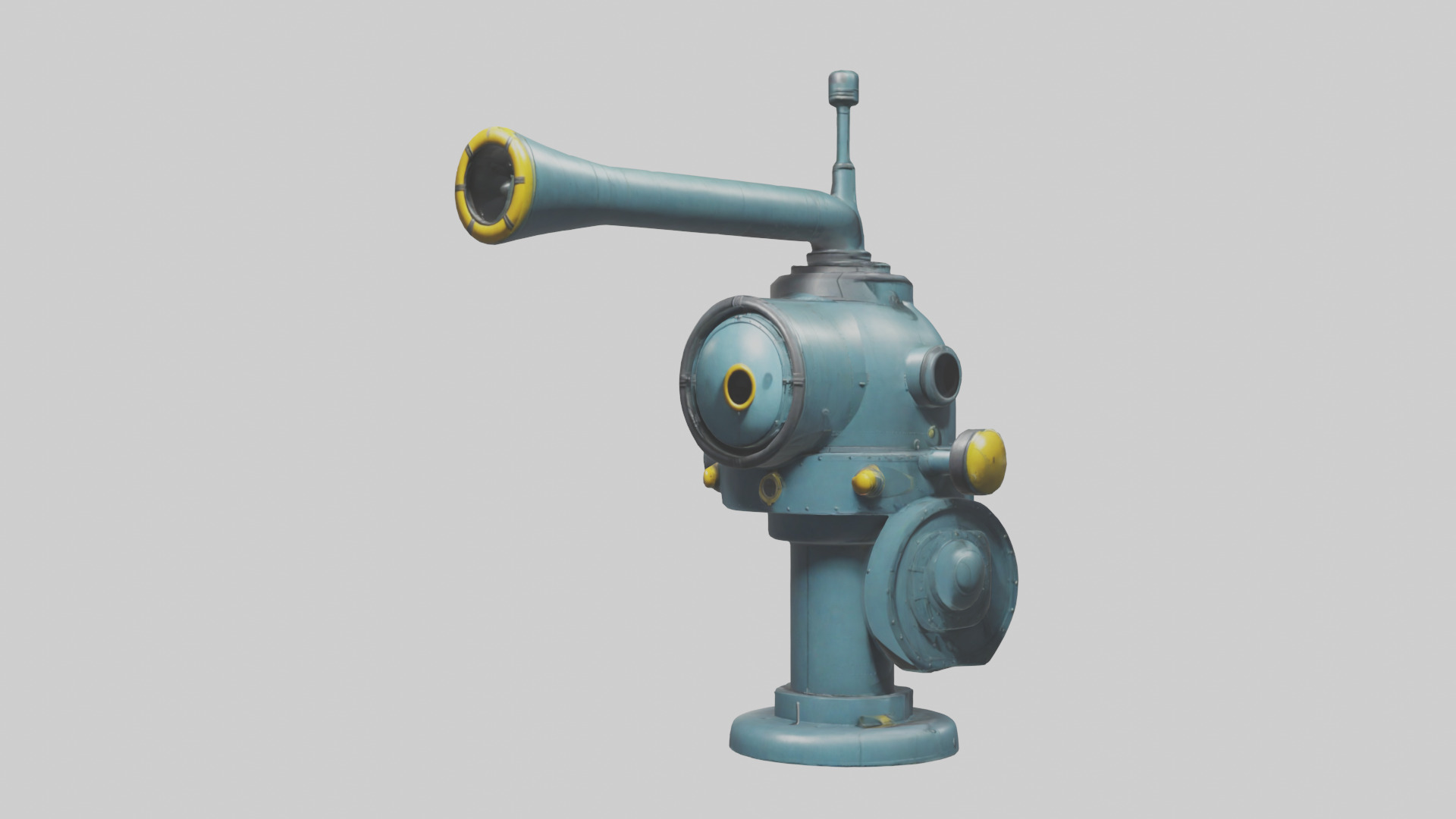 Cartoon Submarine Periscope model 3D model_8