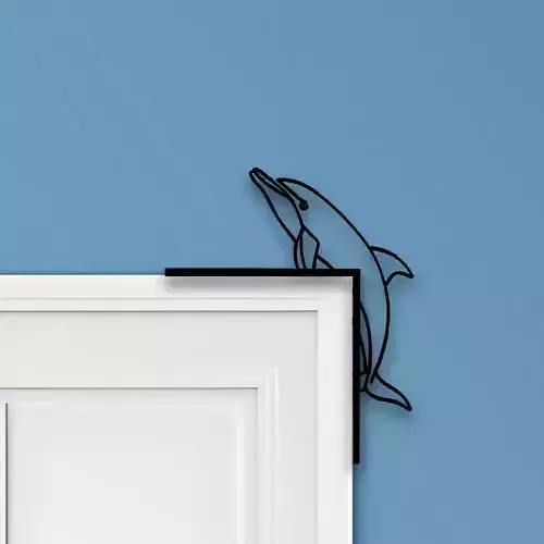 Dolphin Door Corner Decor