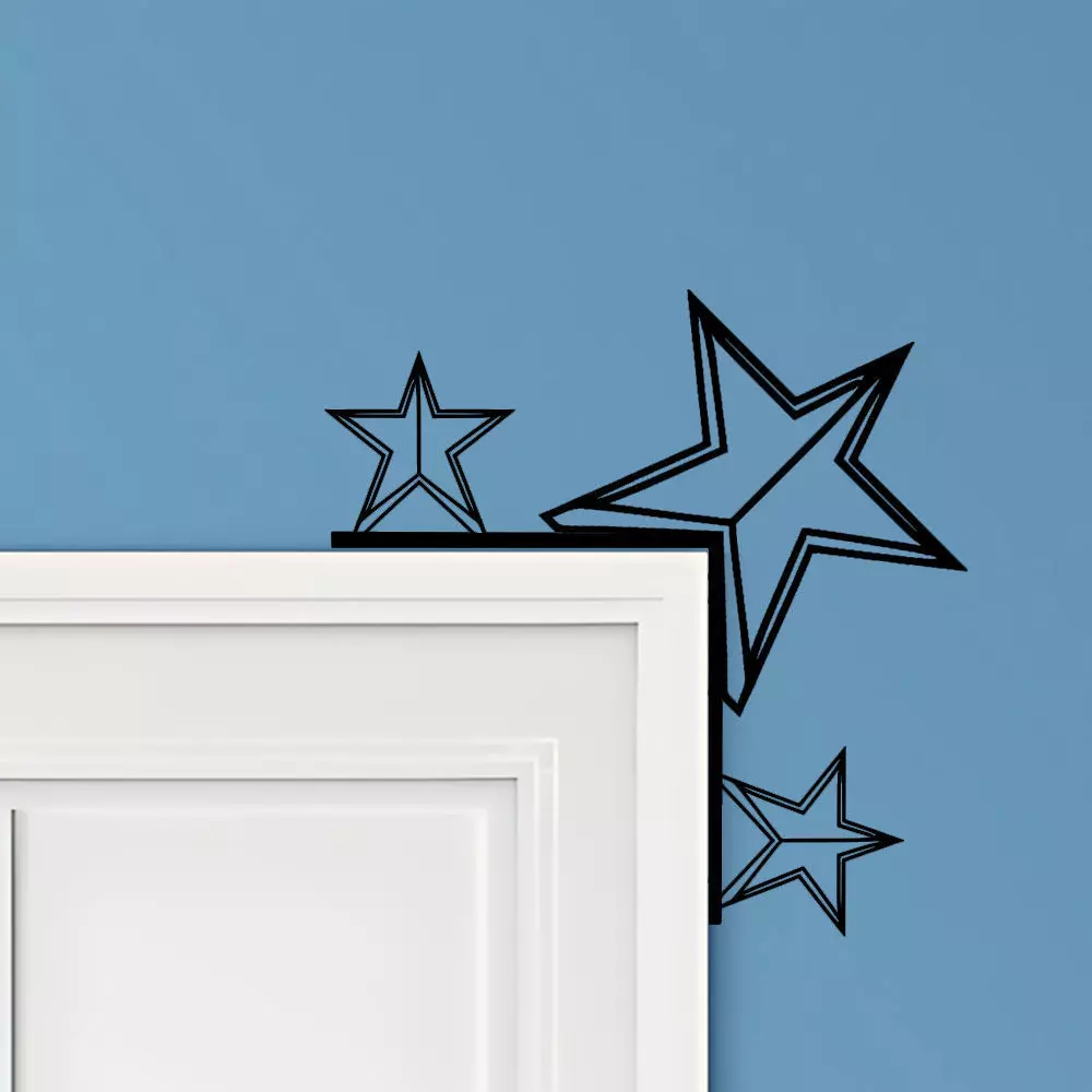 Star Door Corner Decor 3D print model