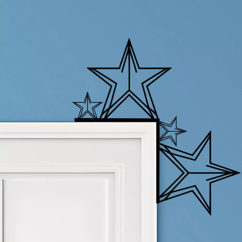 Star Door Corner Decor 3D print model