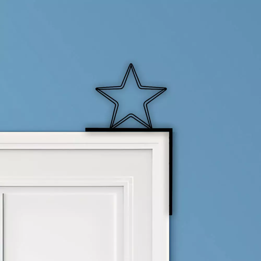 Star Door Corner Decor 3D print model