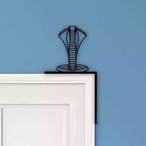 Snake Door Corner Decor
