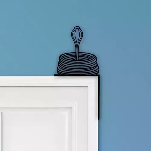 Snake Door Corner Decor