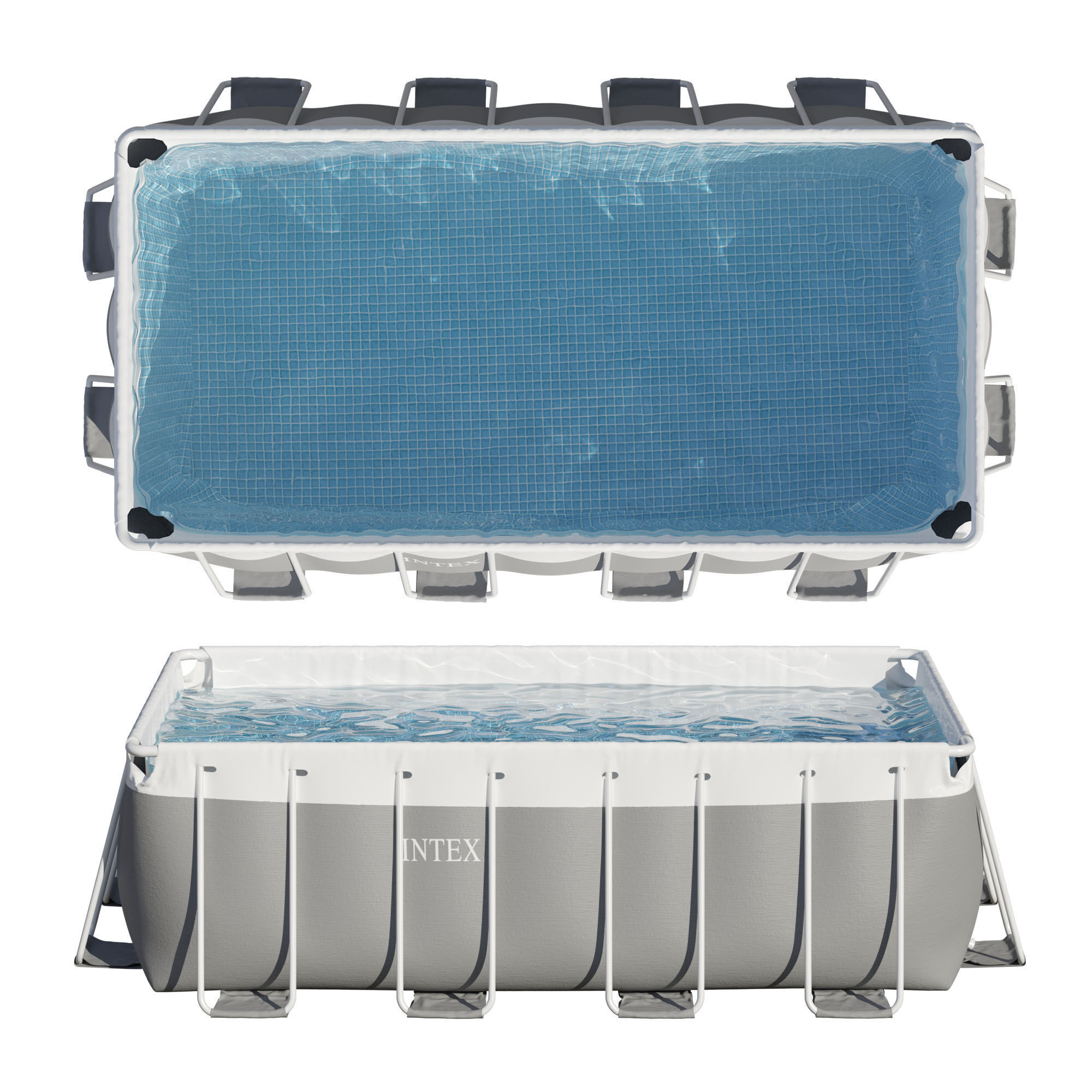 Frame pool INTEX 3D model_1