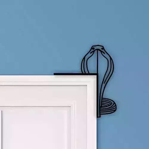 Snake Door Corner Decor
