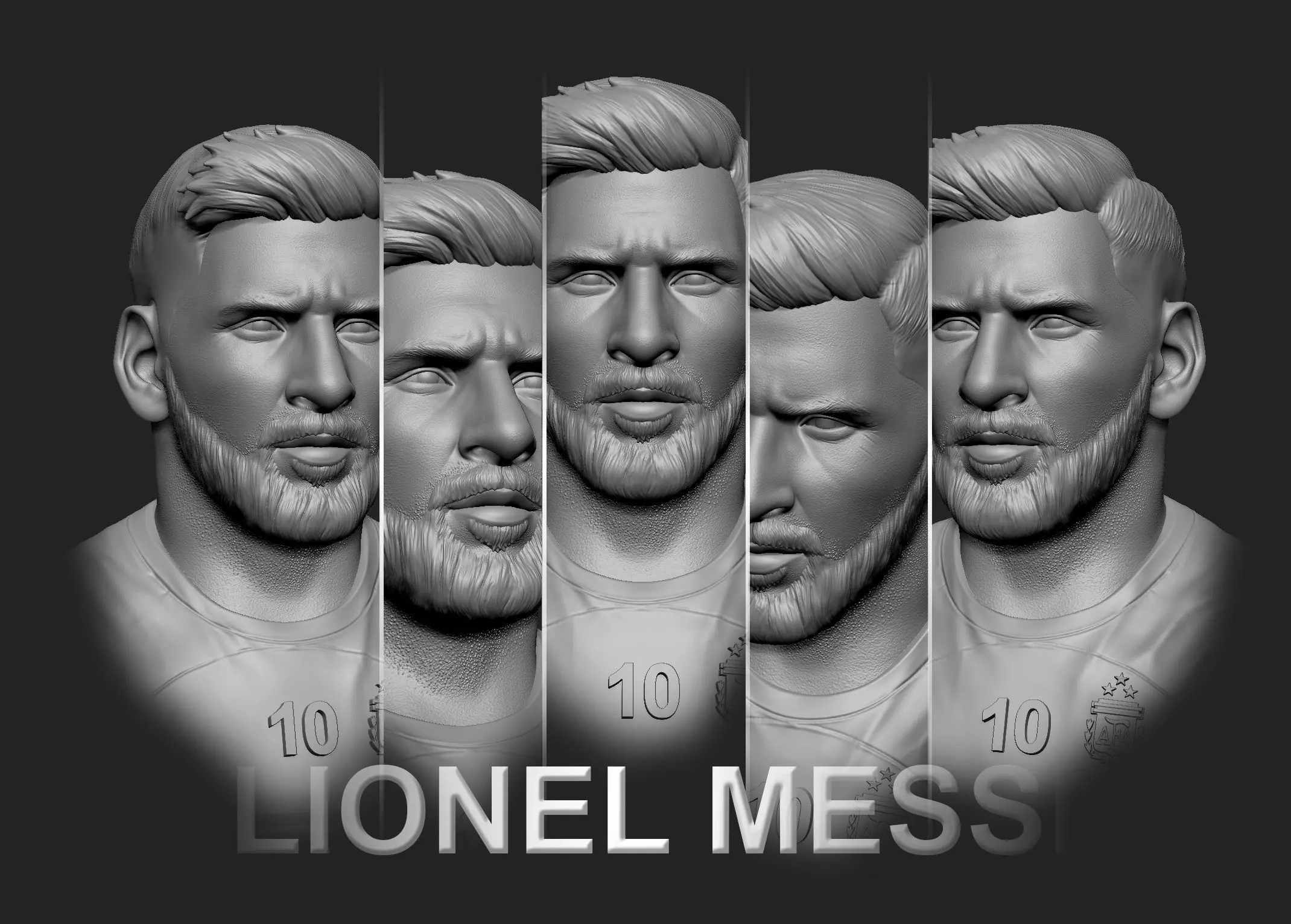 LIONEL MESSI 3D print model