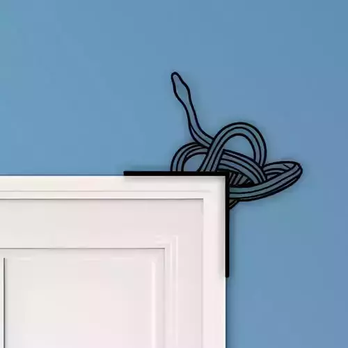 Snake Door Corner Decor