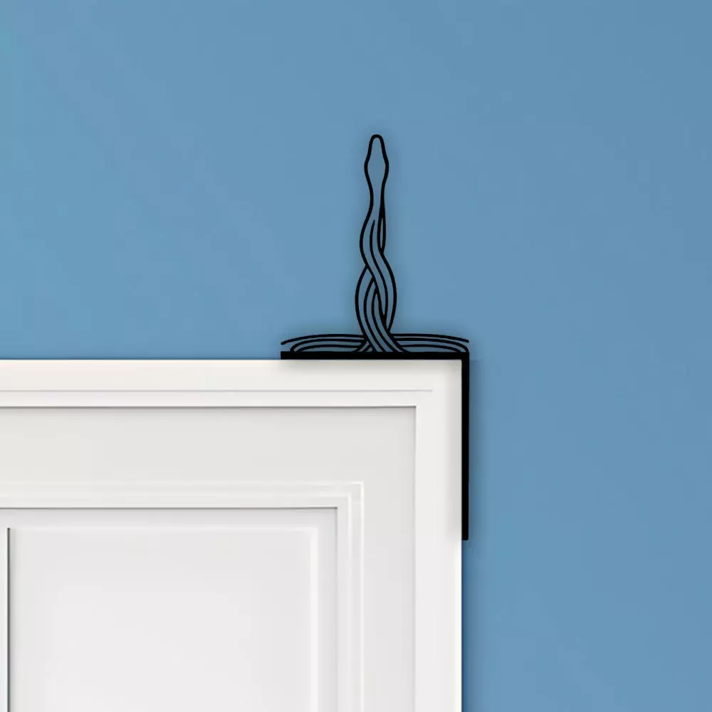 Snake Door Corner Decor 3D print model