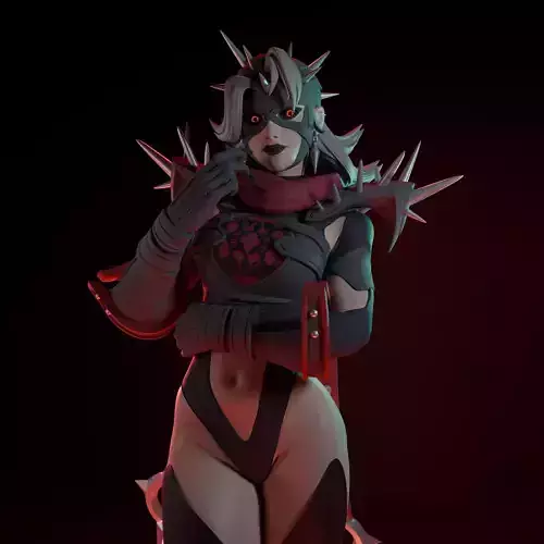 Malice from Marvel Rivals 3D print model