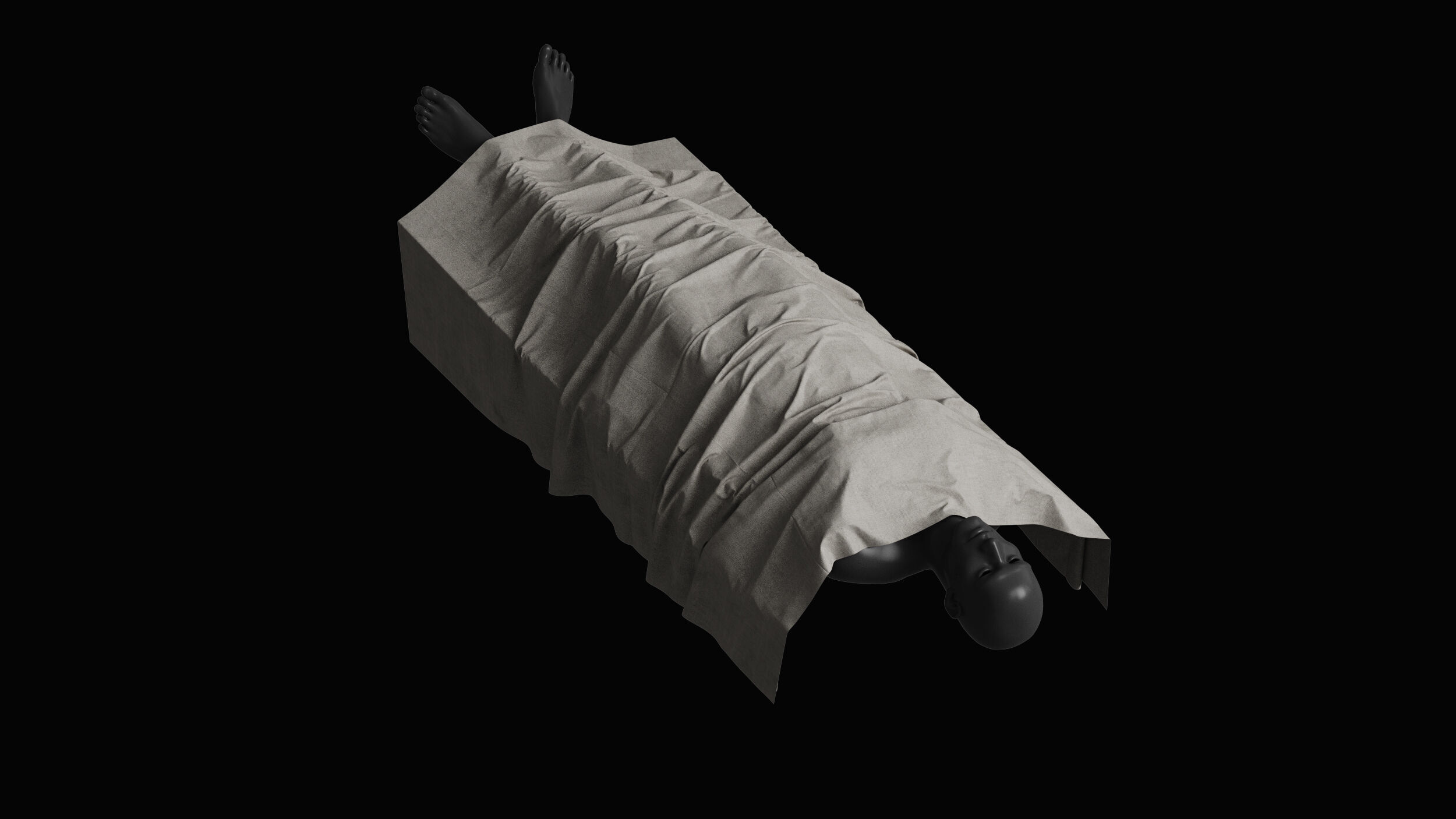 Covered Corpse 01 3D model_7