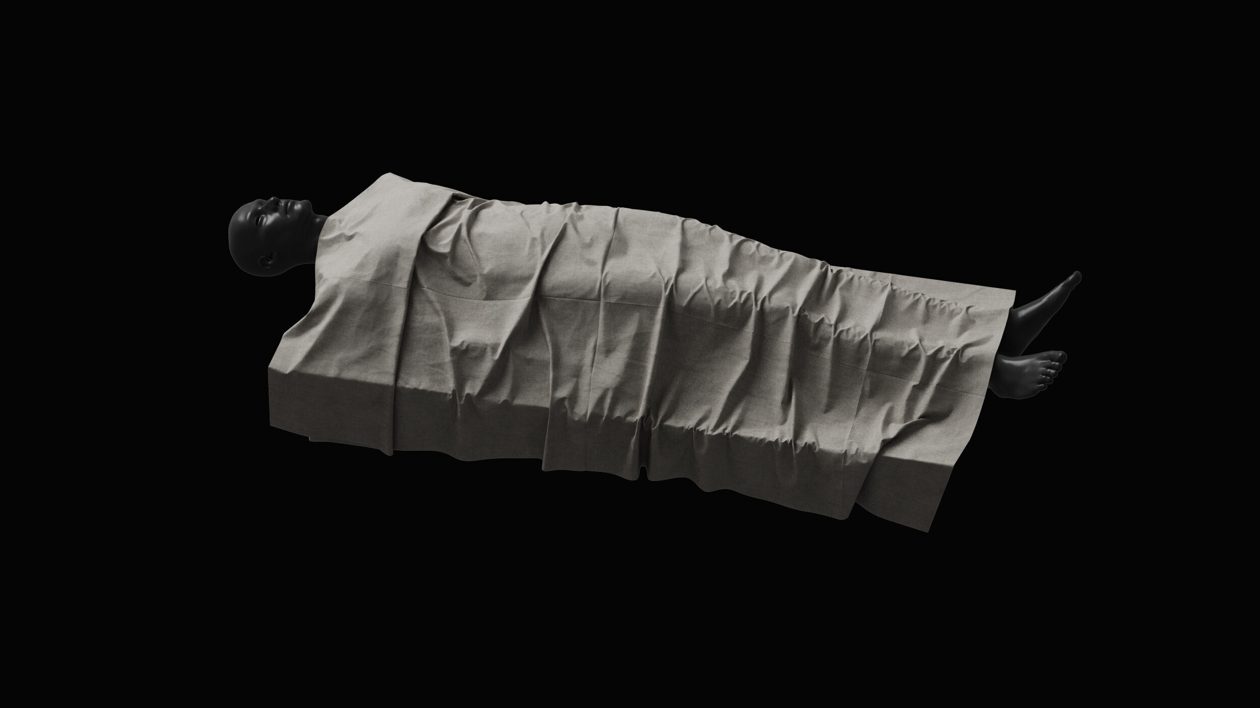 Covered Corpse 01 3D model_4