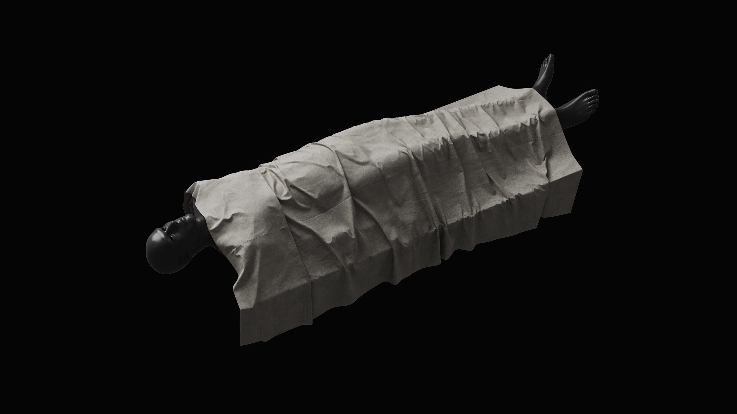 Covered Corpse 01 3D model_5