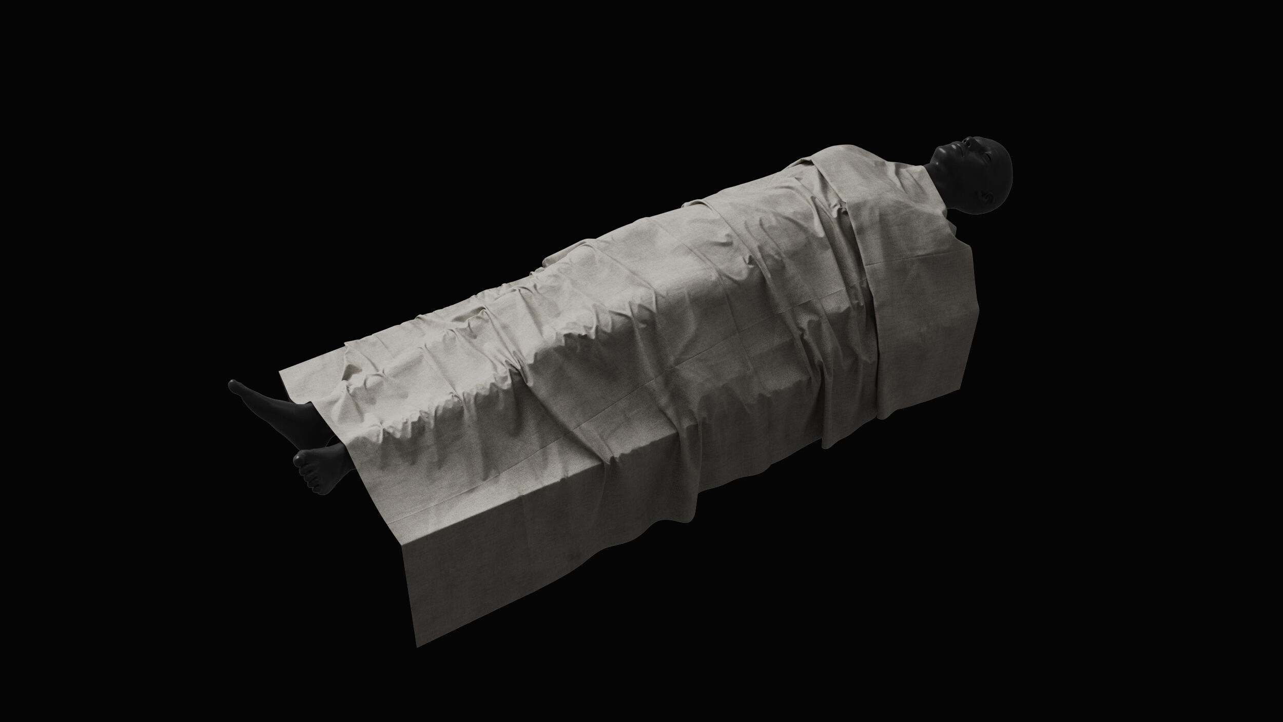 Covered Corpse 01 3D model_1