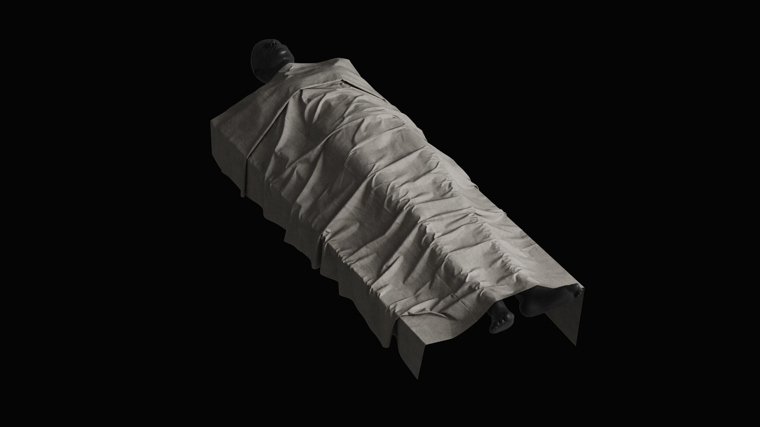 Covered Corpse 01 3D model_3