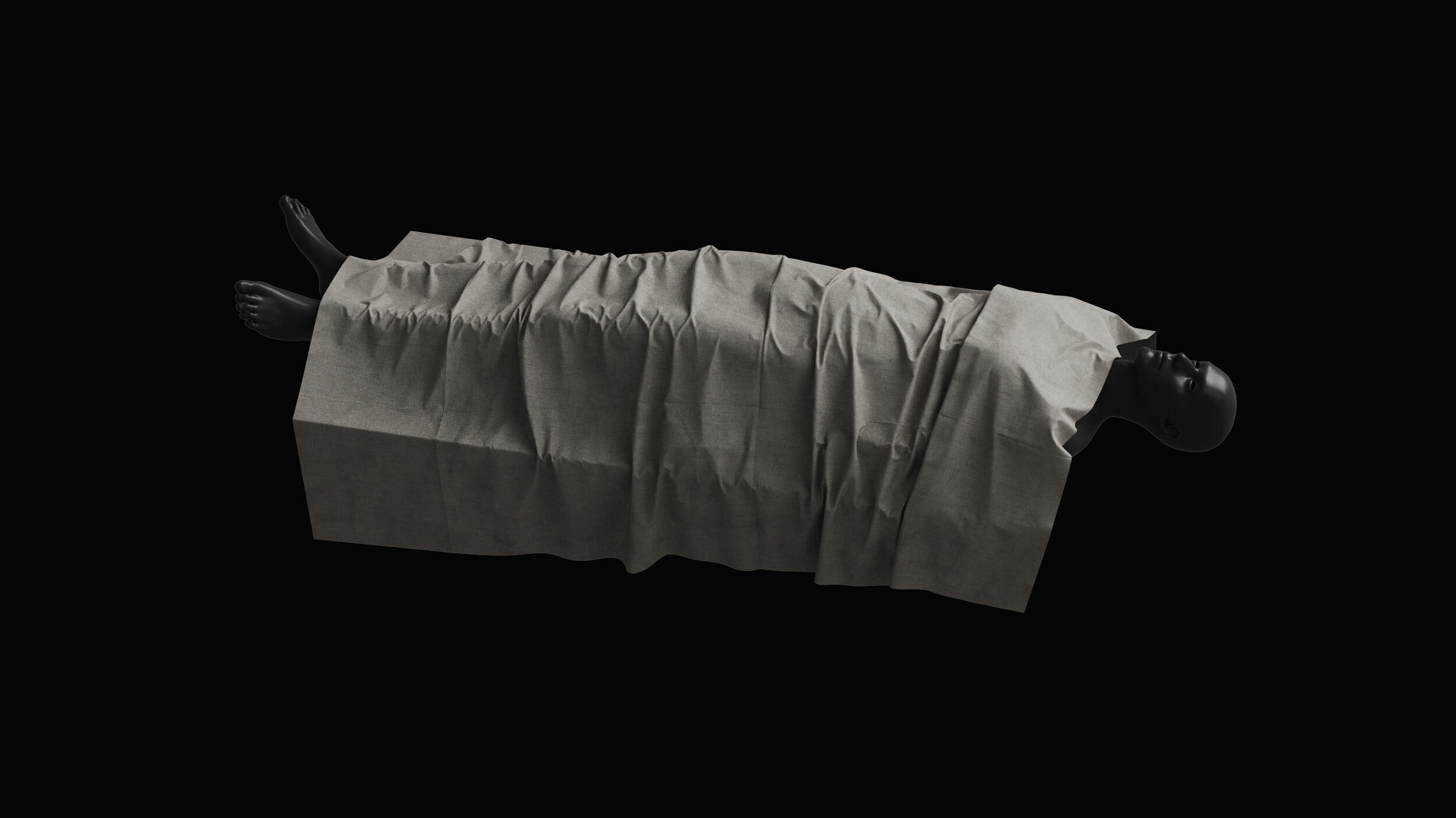 Covered Corpse 01 3D model_8