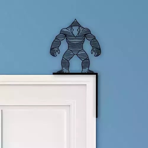 Yeti Door Corner Decor