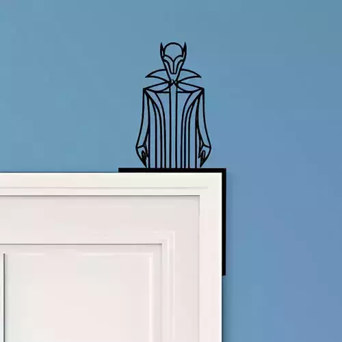 Dracula Door Corner Decor