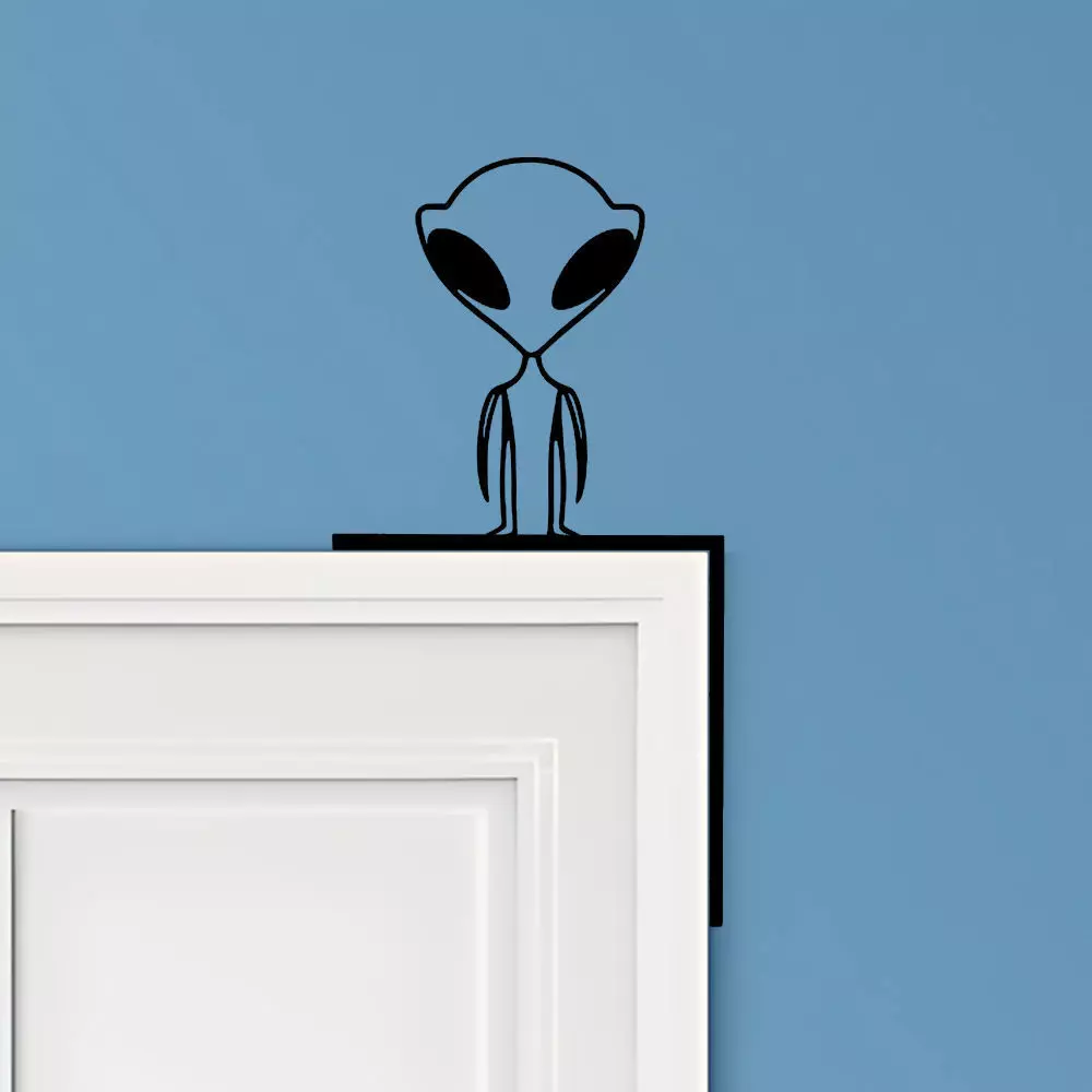 Alien Door Corner Decor 3D print model