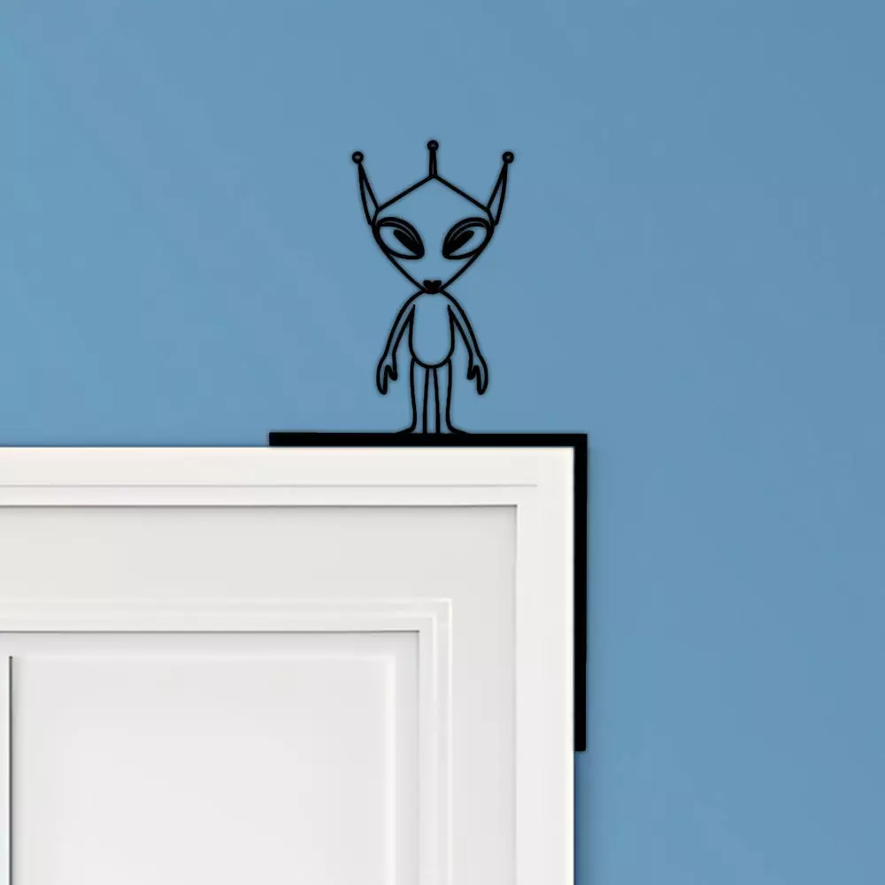 Alien Door Corner Decor 3D print model