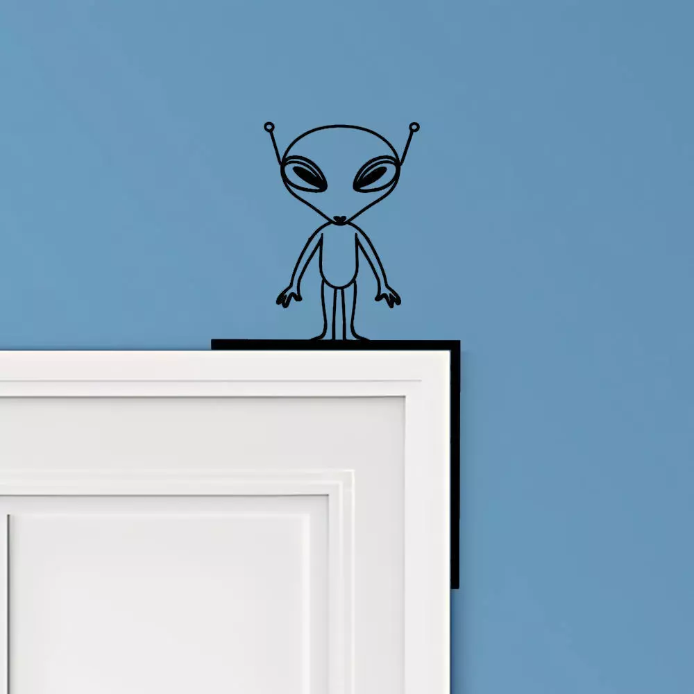 Alien Door Corner Decor 3D print model