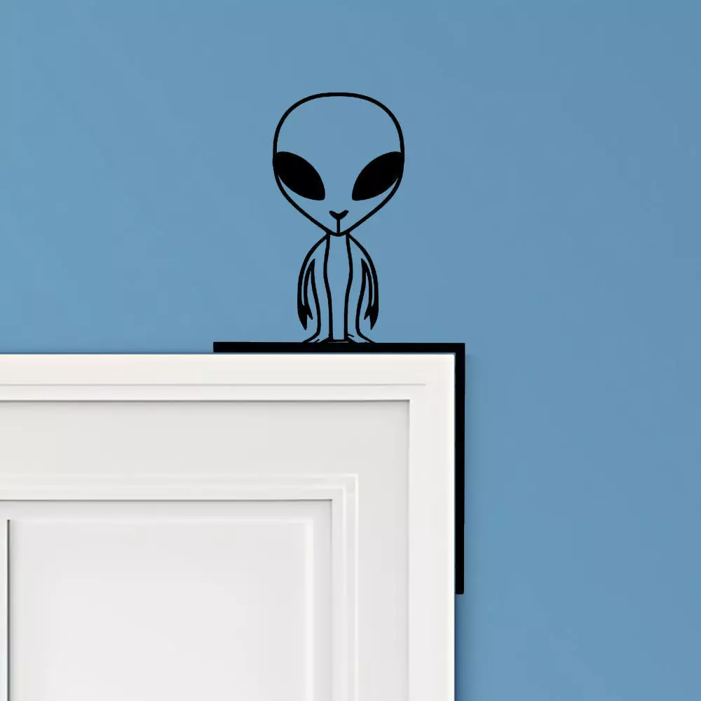Alien Door Corner Decor 3D print model