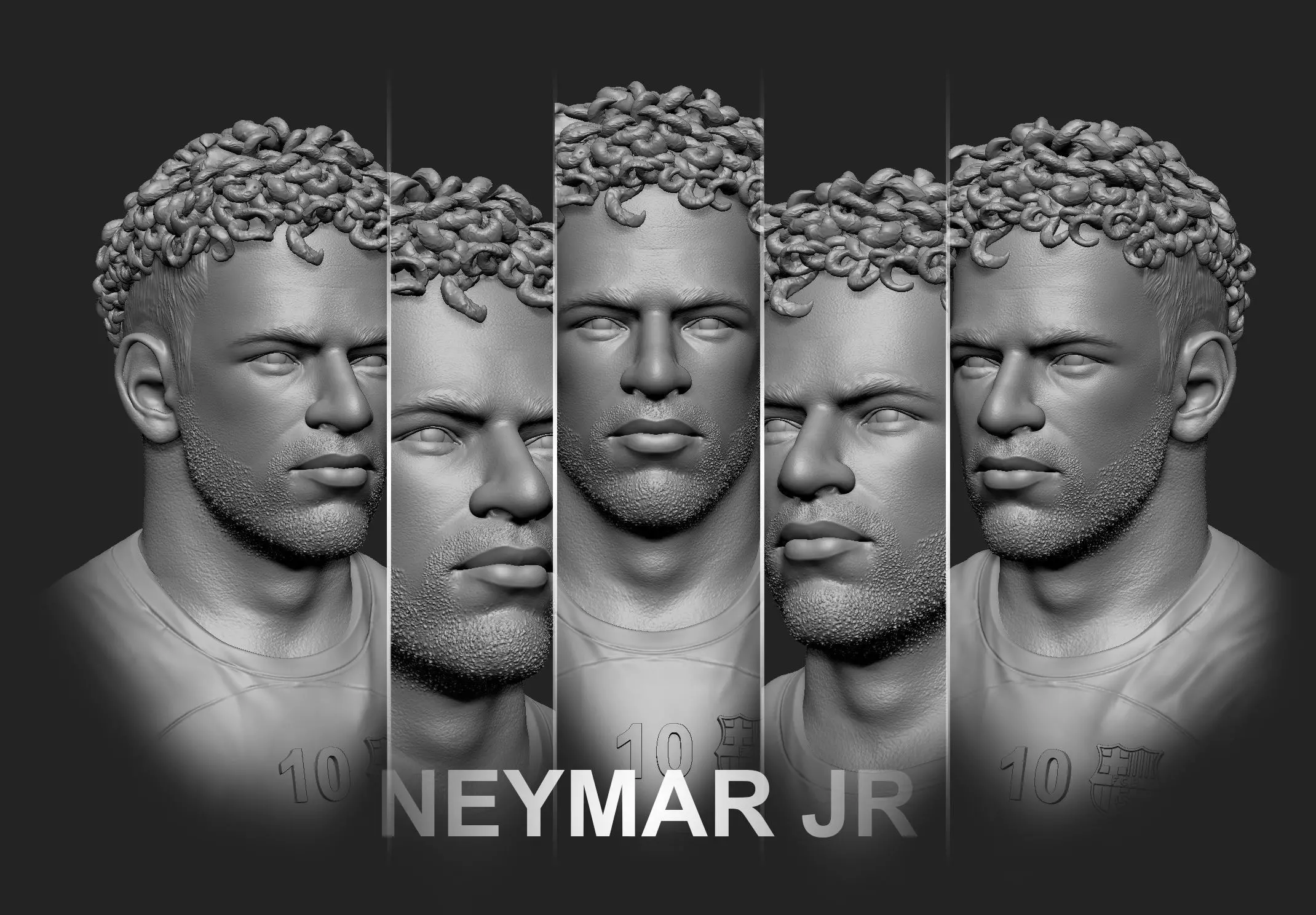 NEYMAR 3D print model_0