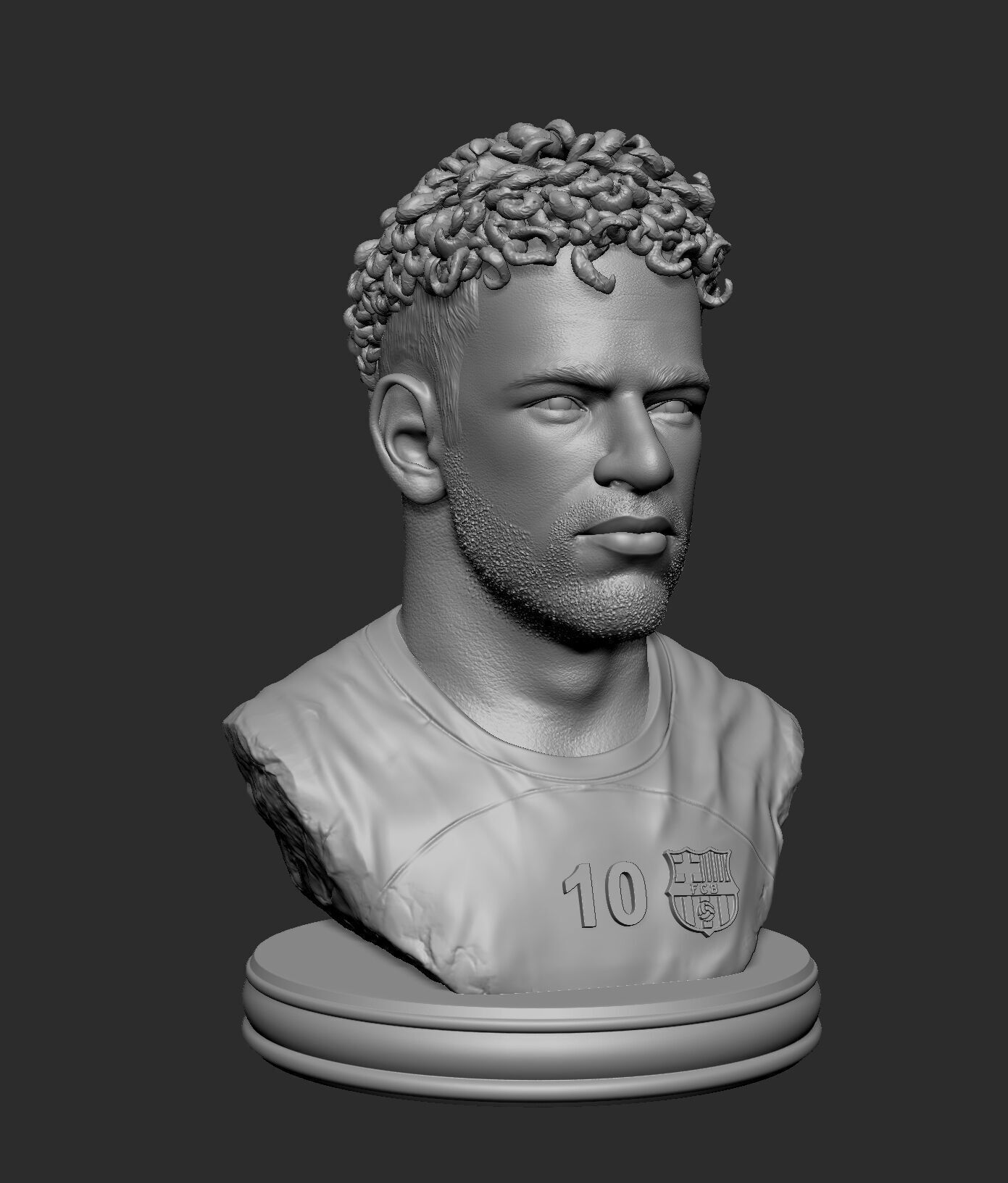 NEYMAR 3D print model_3