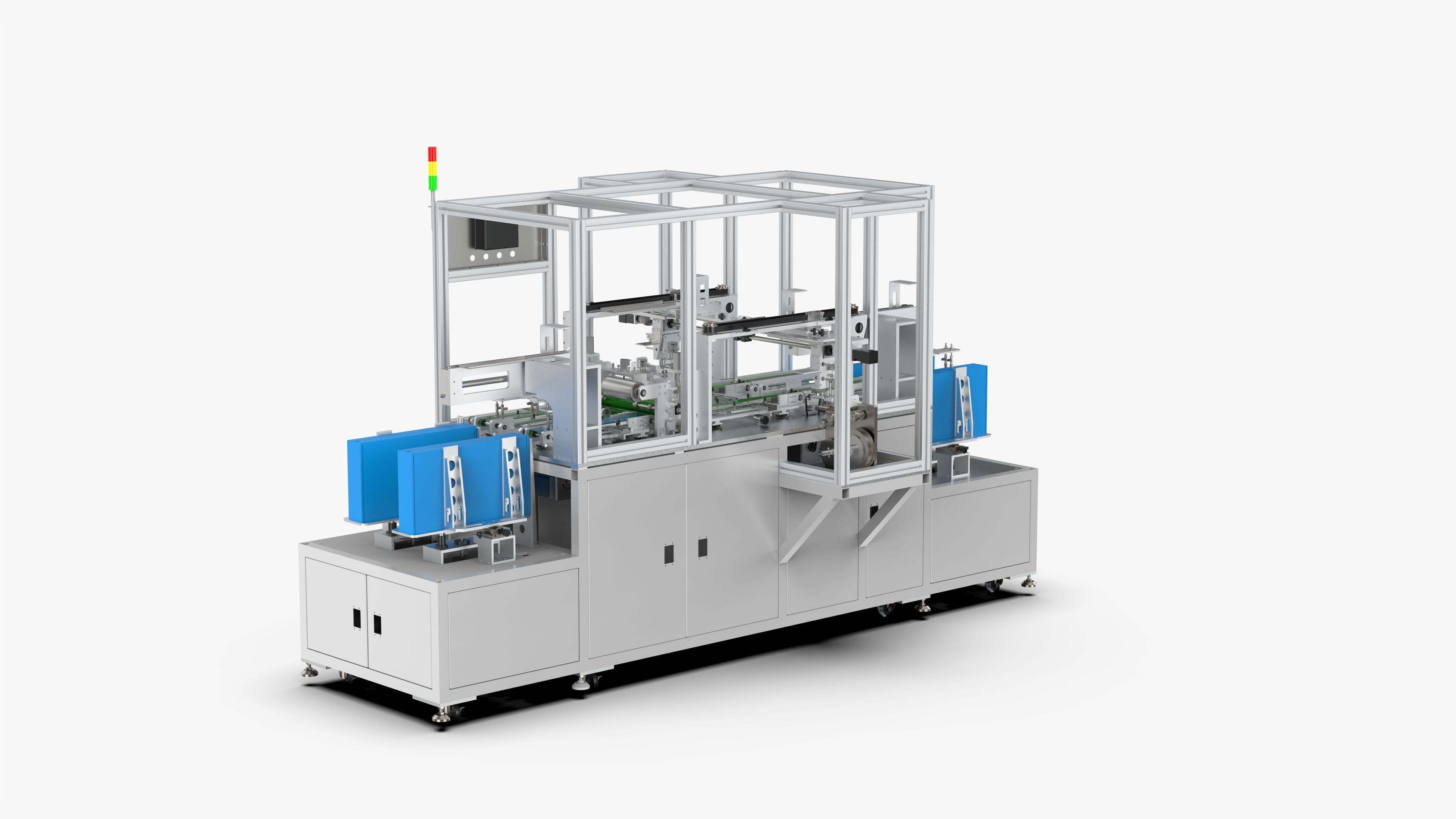 Automatic LCD Panel Gold Finger Tape Machine 3D model_2