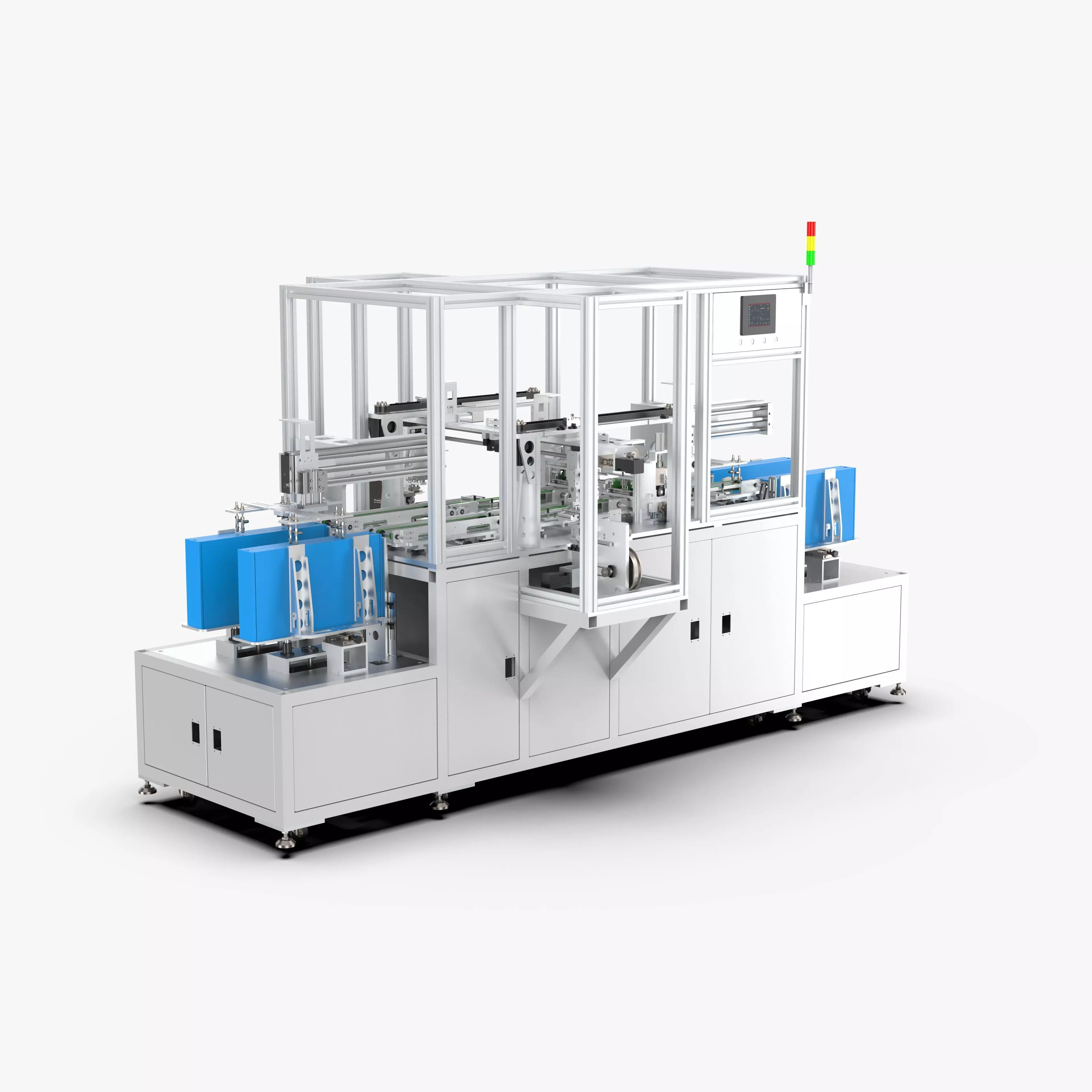 Automatic LCD Panel Gold Finger Tape Machine 3D model_0