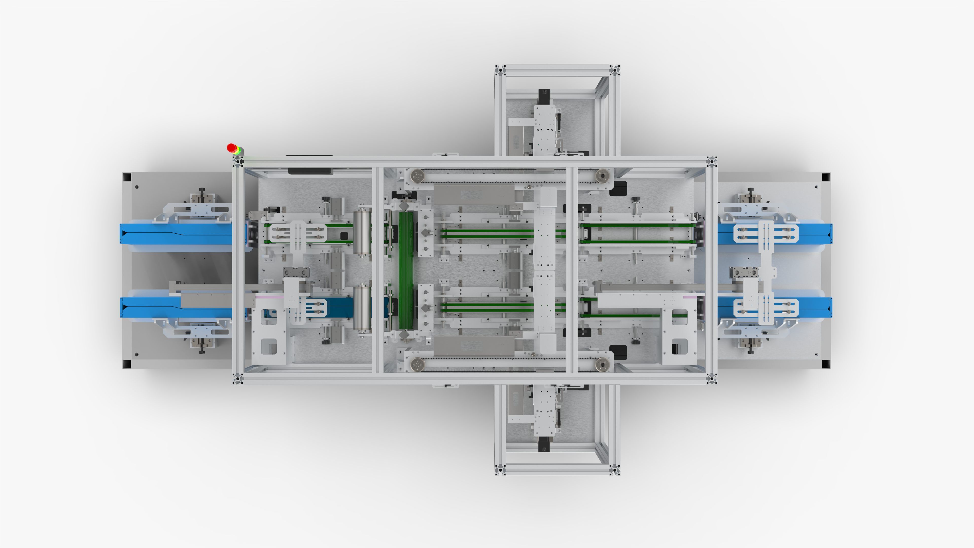 Automatic LCD Panel Gold Finger Tape Machine 3D model_8