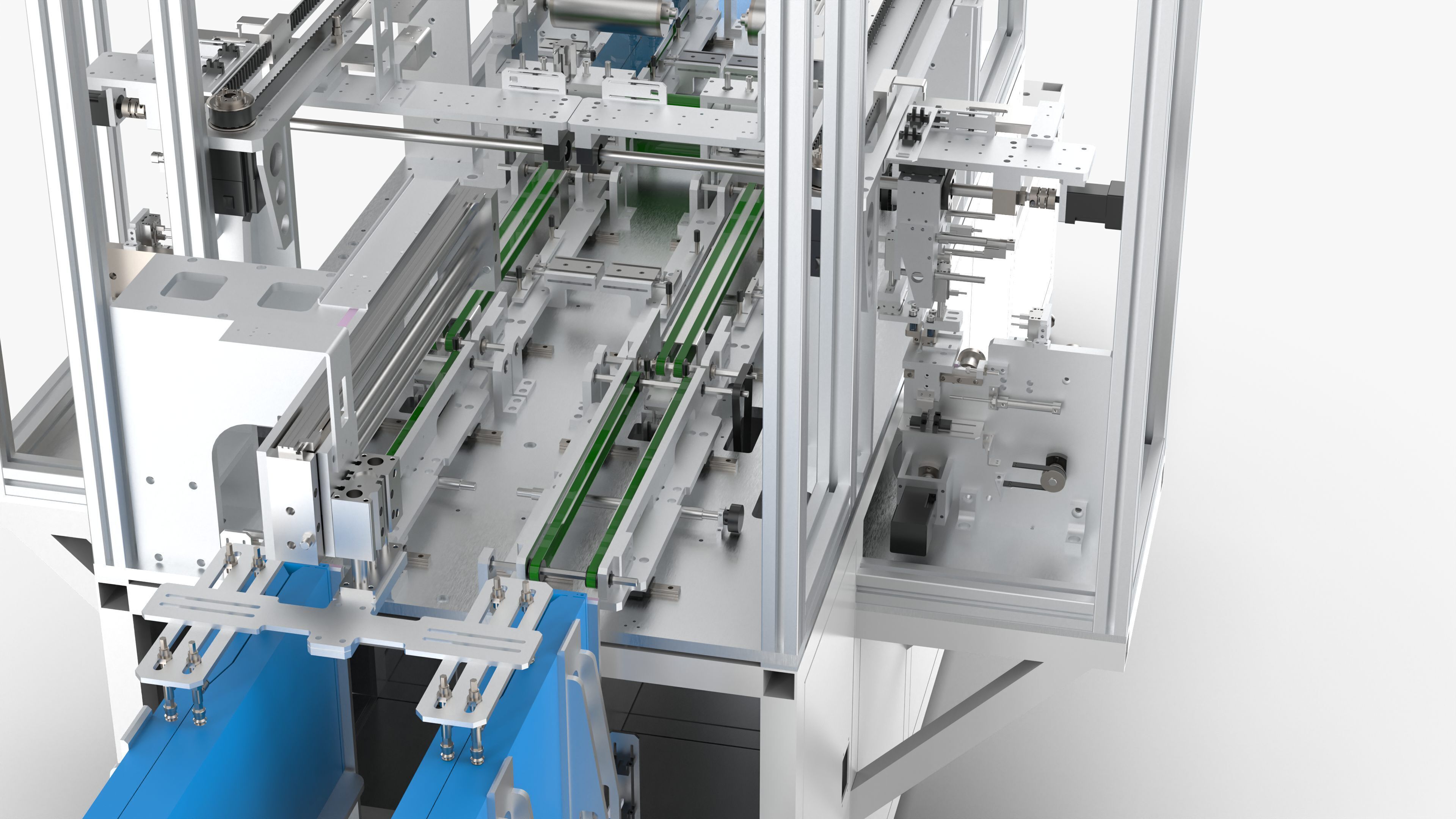 Automatic LCD Panel Gold Finger Tape Machine 3D model_16