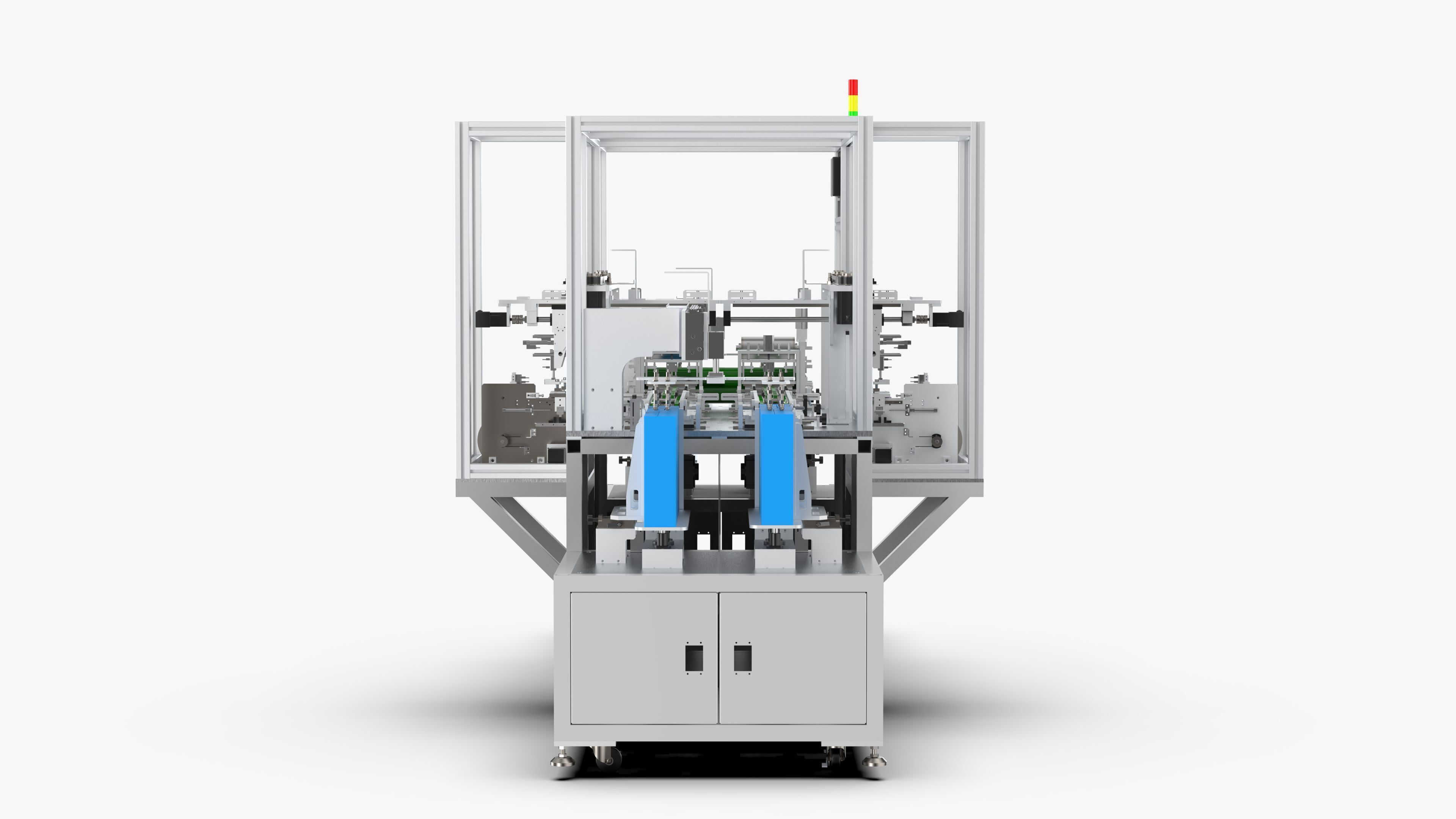 Automatic LCD Panel Gold Finger Tape Machine 3D model_4